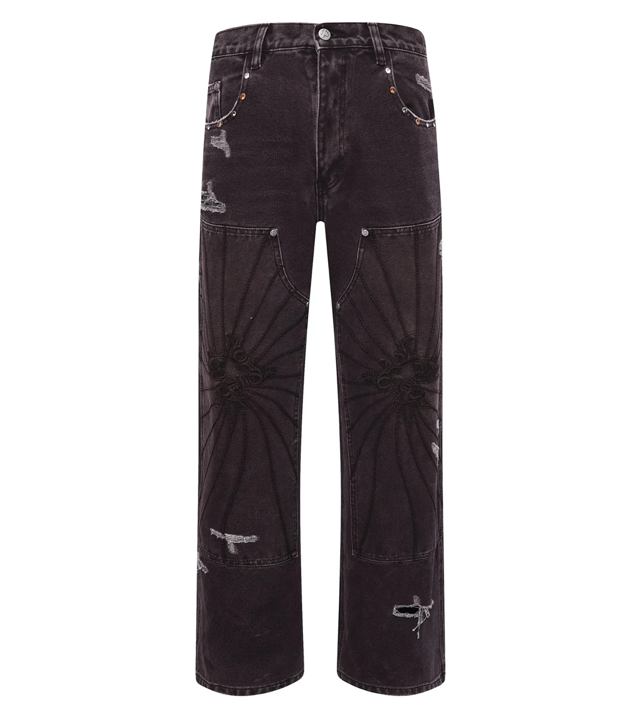 Birth of Royal Child Bijou Fading Cargo Pants Brown