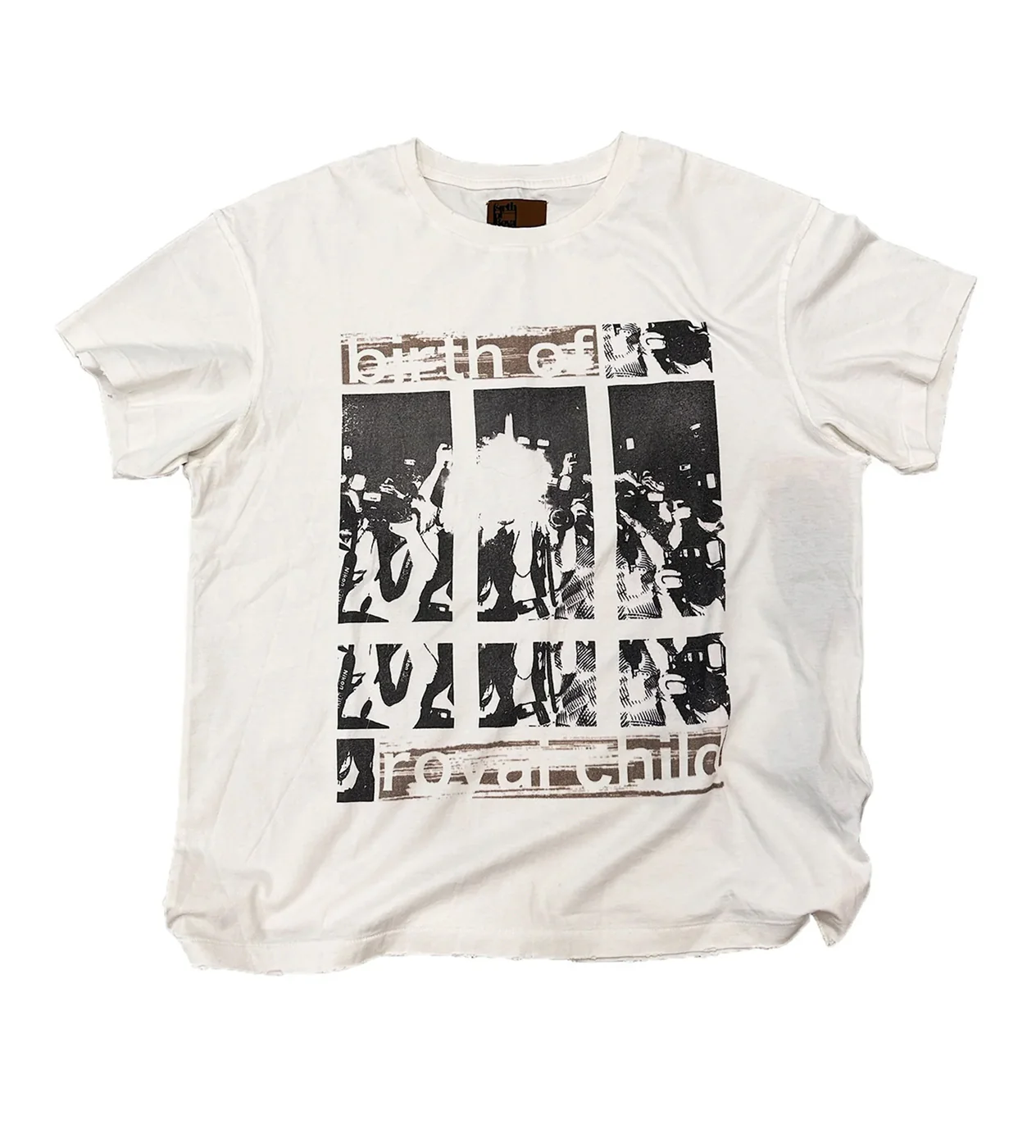 Birth of Royal Child Flashlight Vintage Tee White