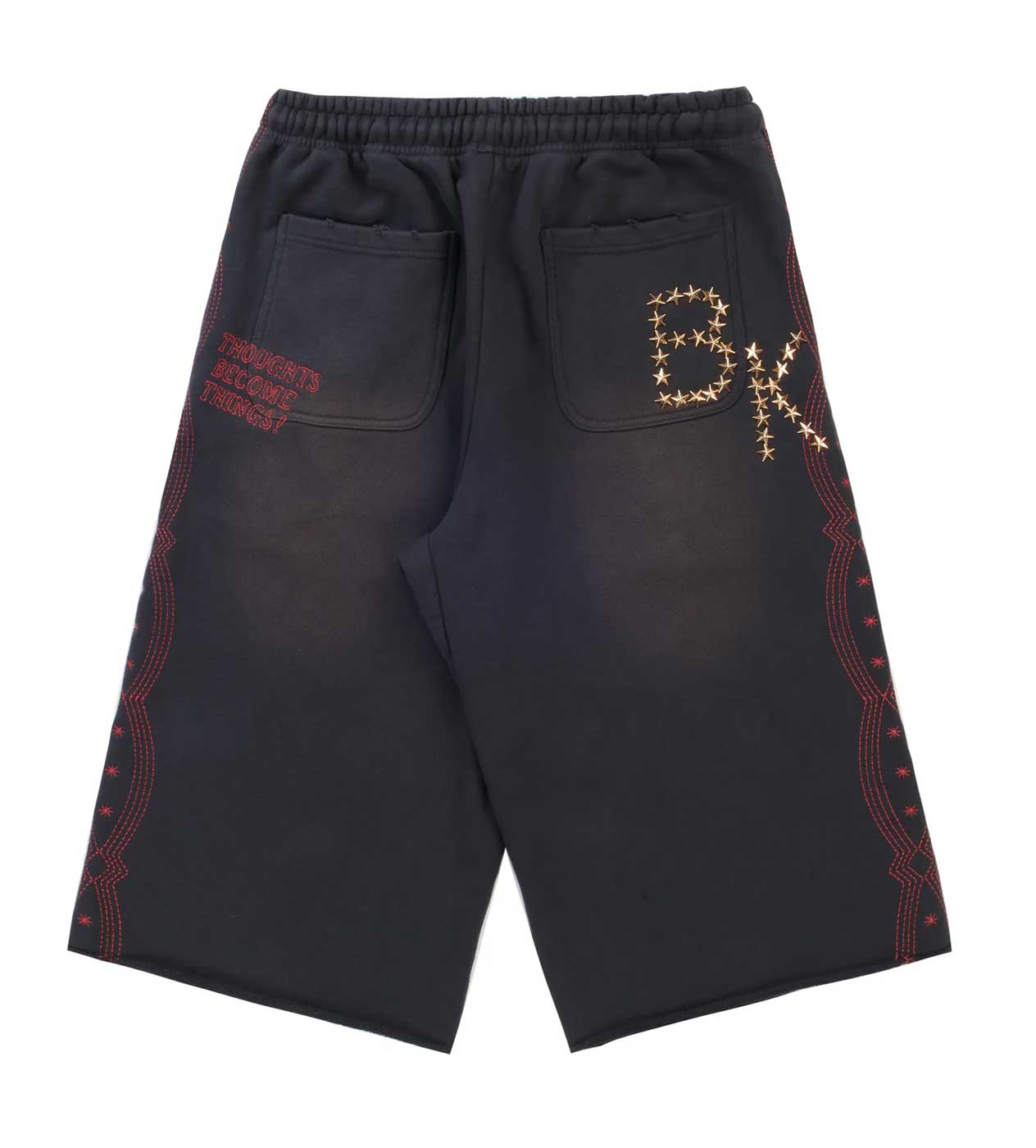 Boredom Kills Collegiate Sweatshorts Vintage Black - Image 2