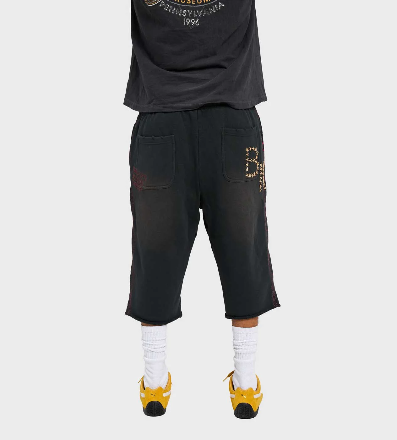 Boredom Kills Collegiate Sweatshorts Vintage Black - Image 5