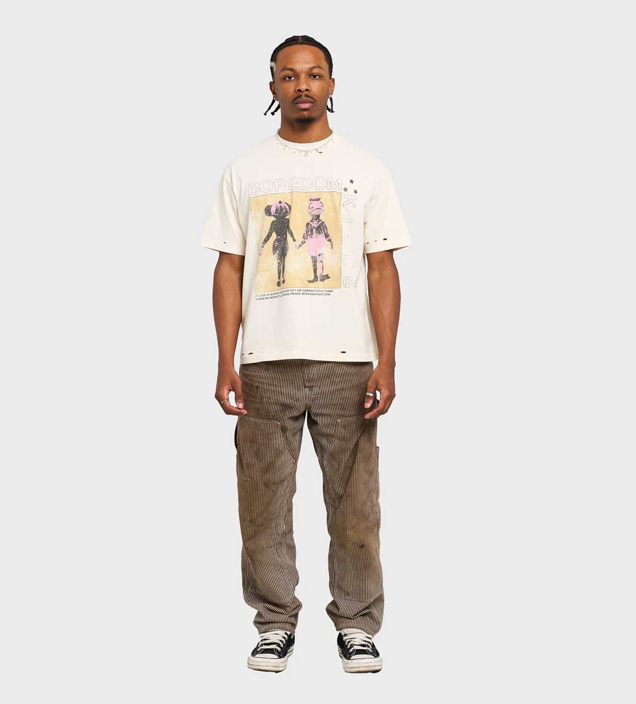 Boredom Kills Donald Tee Cream - Image 3