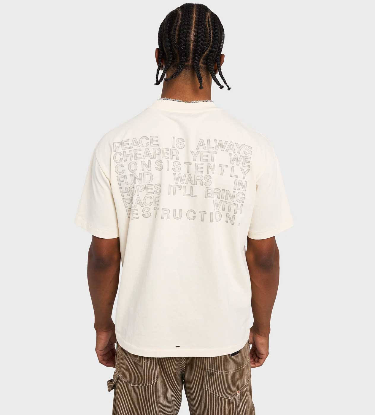 Boredom Kills Donald Tee Cream - Image 4