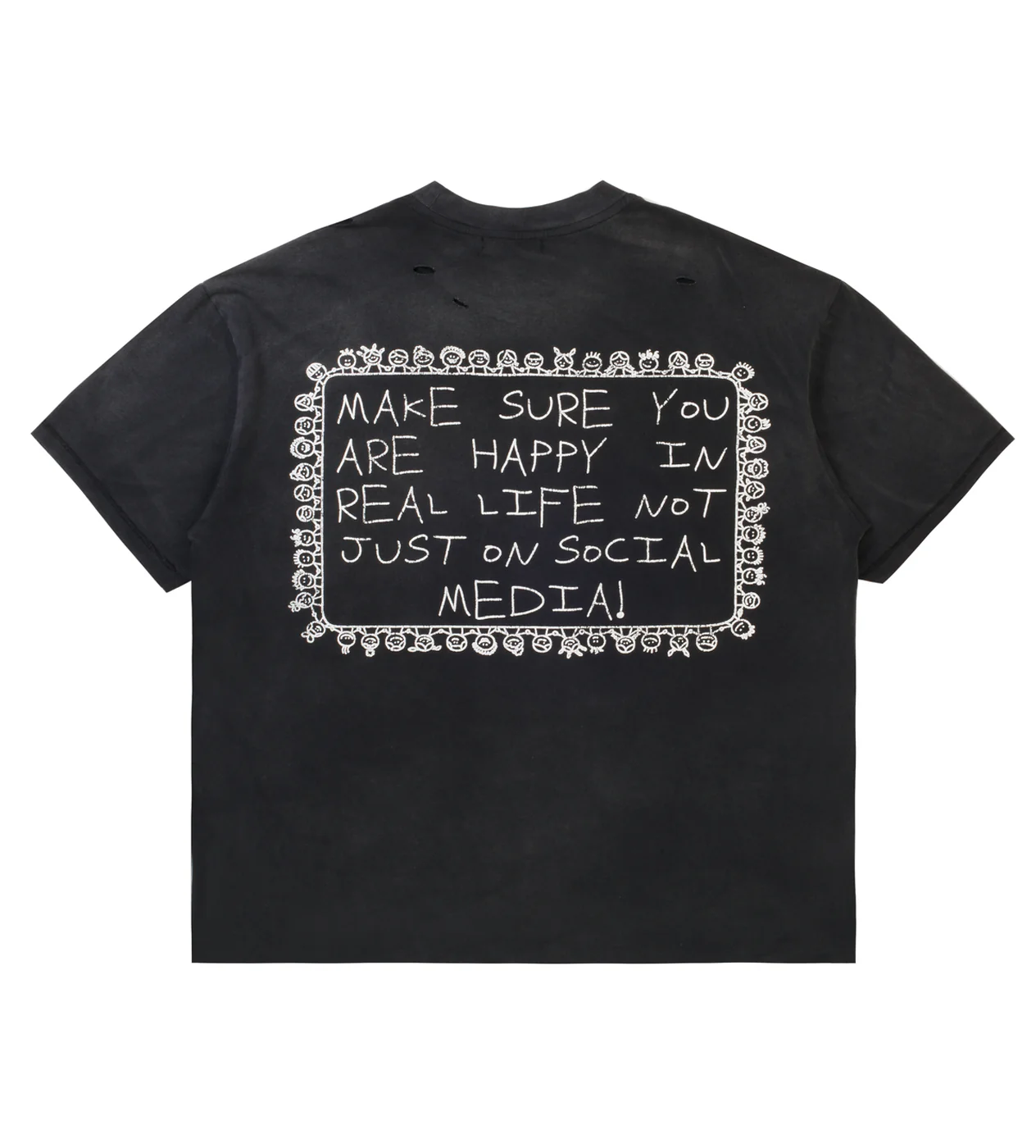 Boredom Kills Teacher Tee Black - Image 2
