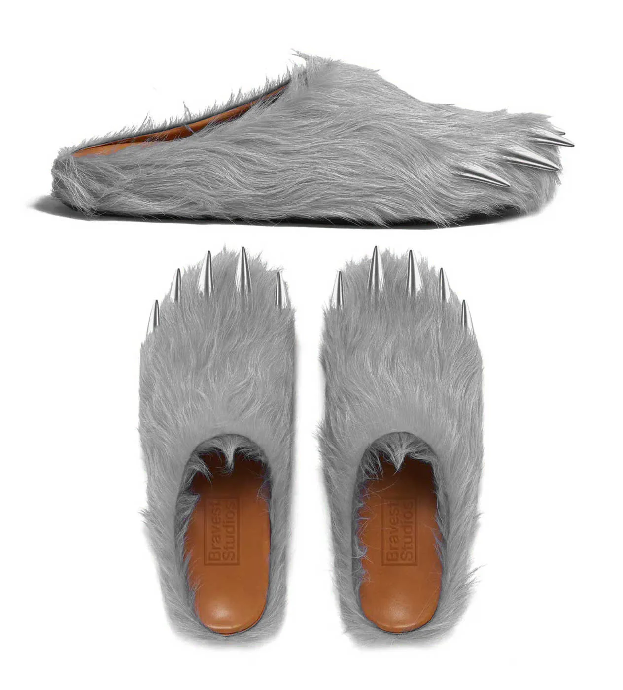 Bravest Studios Bear Claw Mule Grey - Image 2