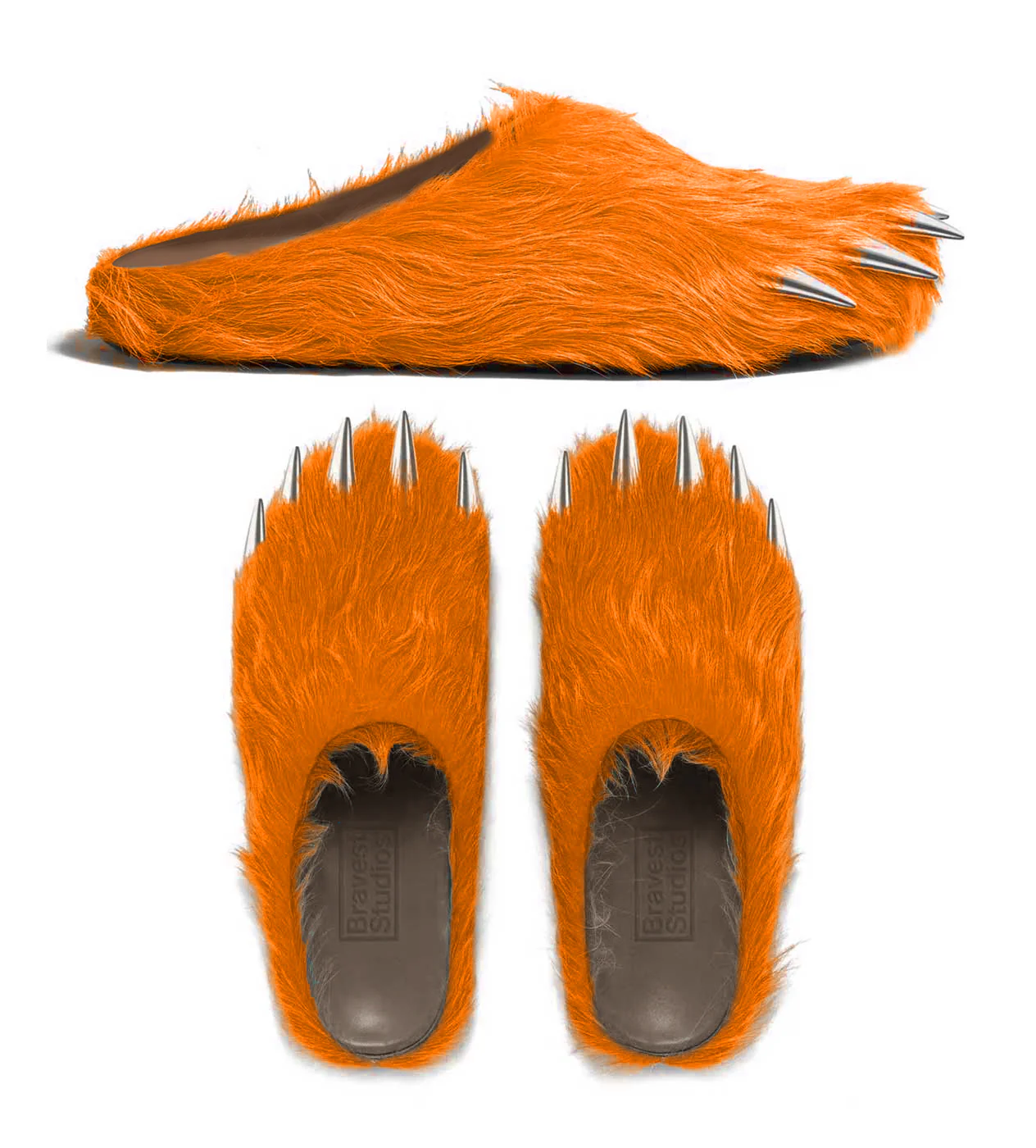 Bravest x Glogang Studios Bear Claw Mule Orange - Image 2