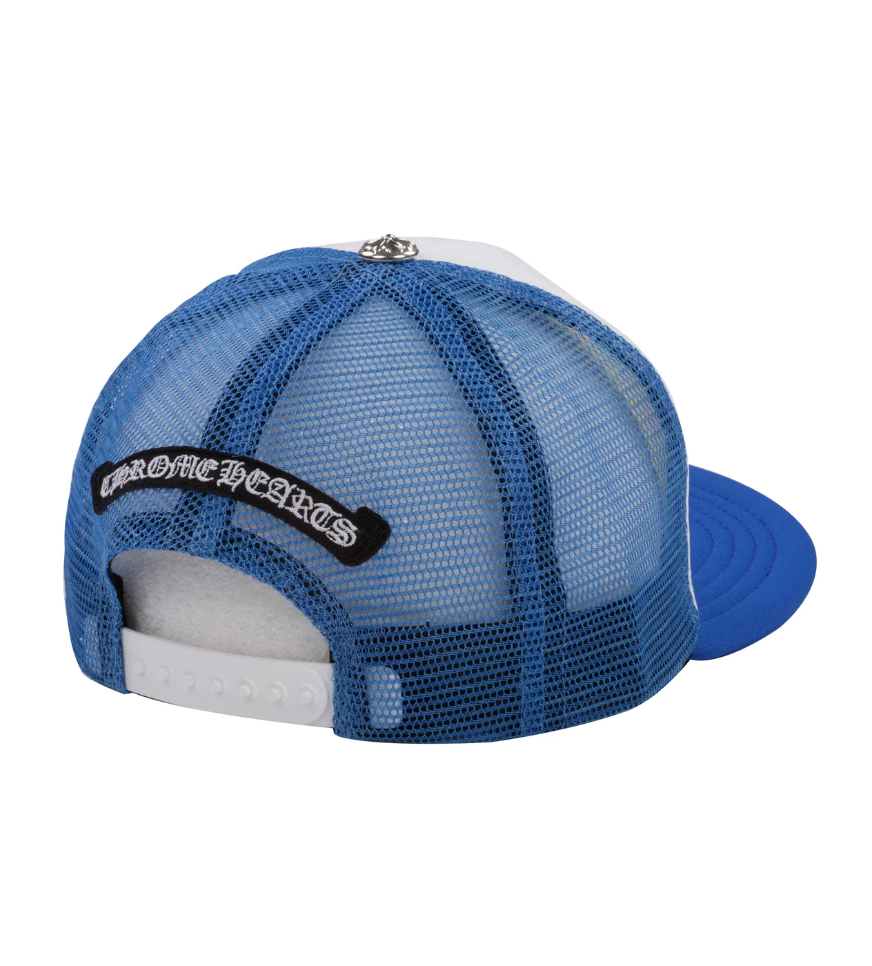 Chrome Hearts Cemetery Trucker Hat Blue - Image 2