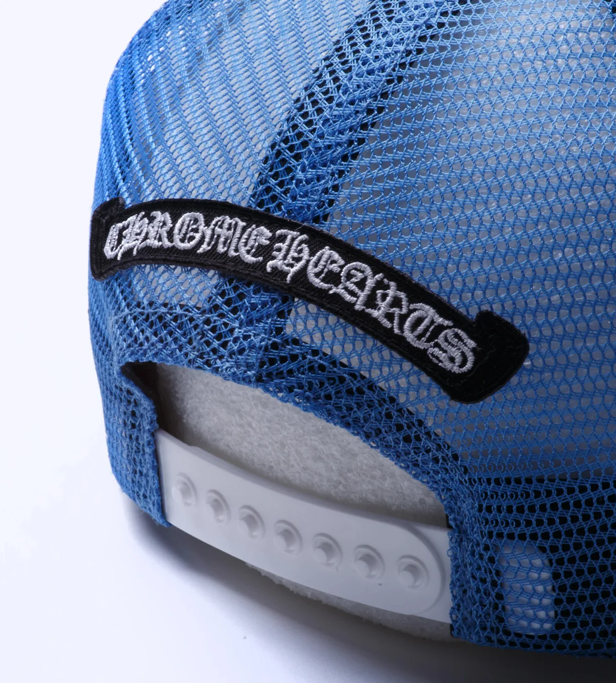 Chrome Hearts Cemetery Trucker Hat Blue - Image 3