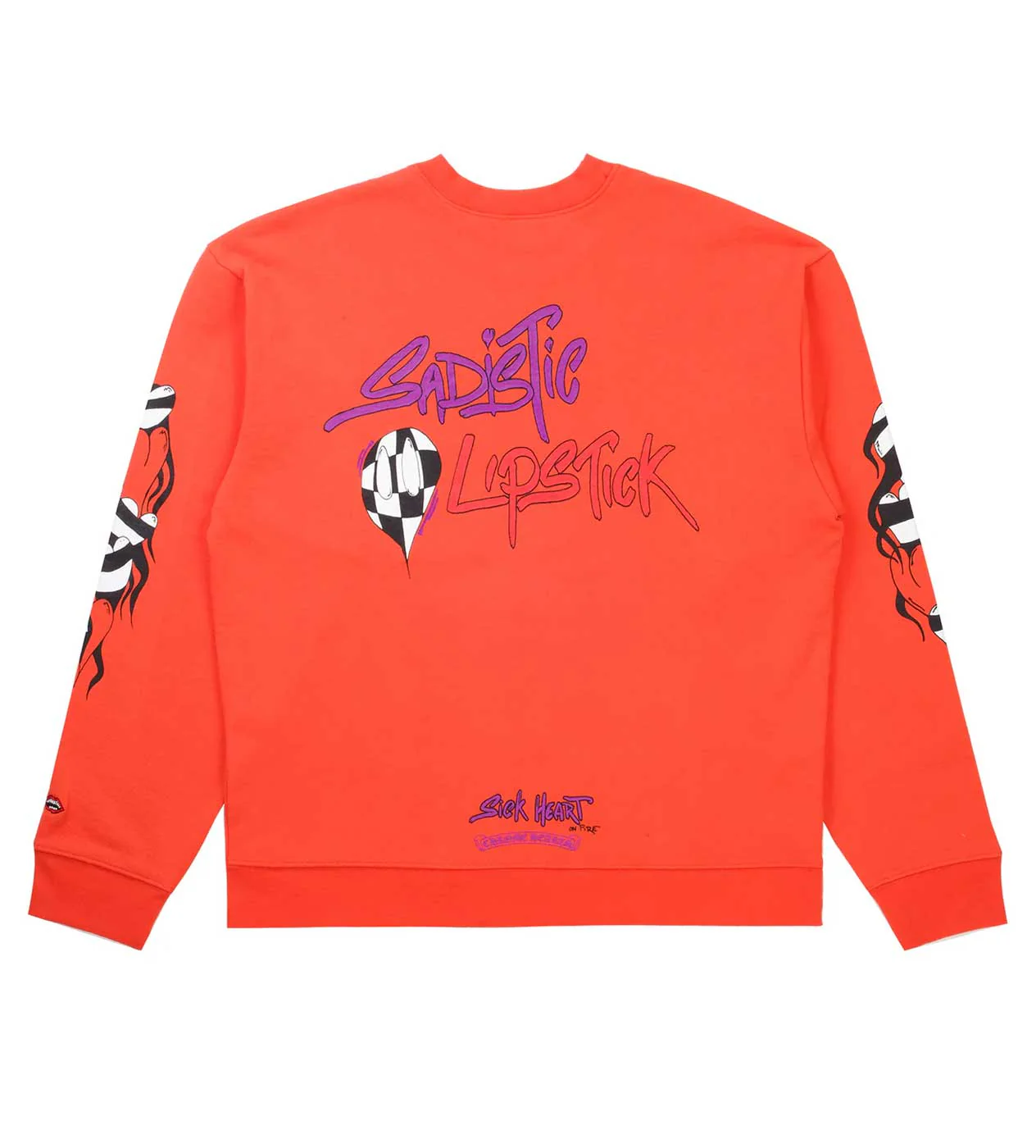 Chrome Hearts Matty Boy Spark the Heart Crewneck Red - Image 2