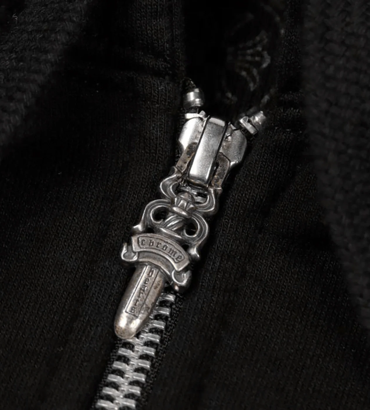Chrome Hearts Malibu Floral Thermal Zip Up Hoodie - Image 3