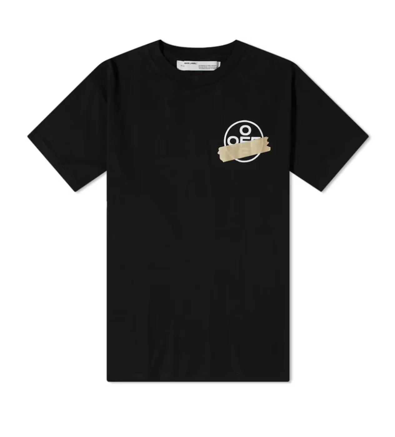 Off-White Duct Tape Tee Black - Image 2