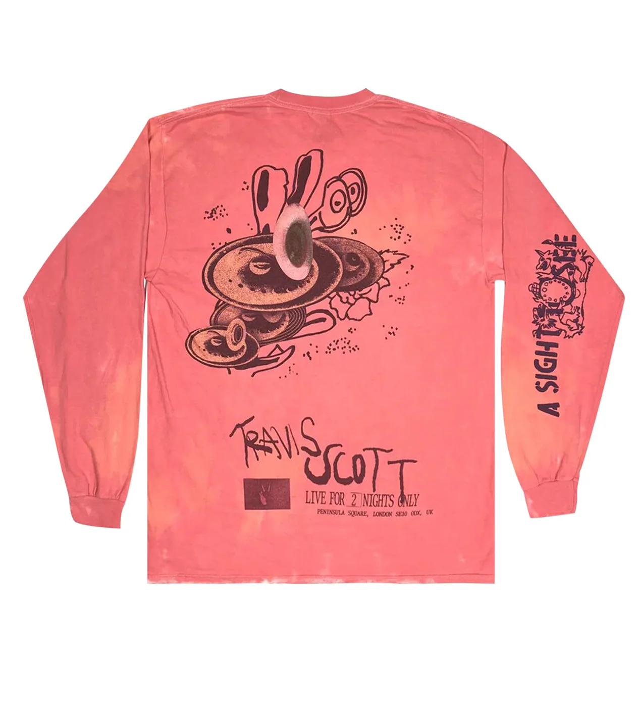 Travis Scott Live Tie Dye L/S Shirt - Image 2
