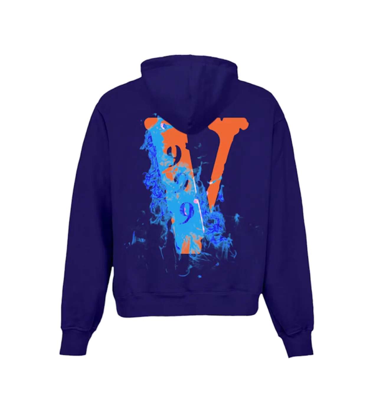 VLONE Juice Wrld Hoodie Blue - Image 2