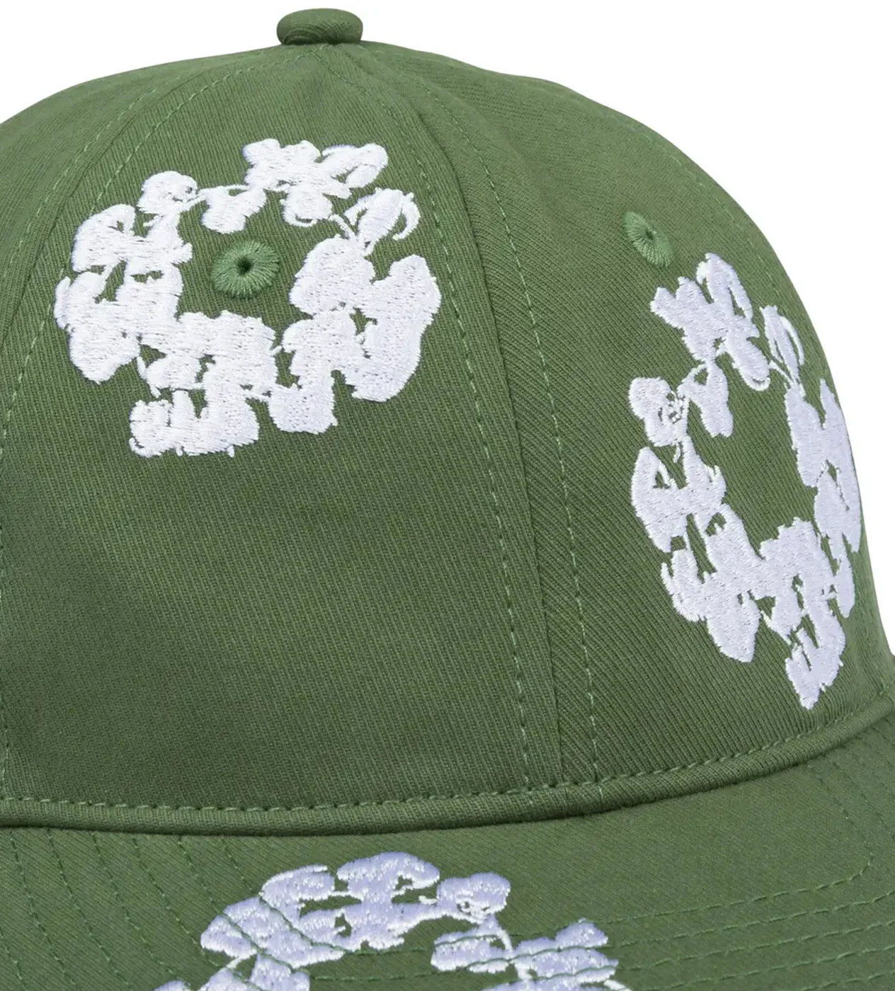 Denim Tears Cotton Wreath Dyed Cap Green - Image 3