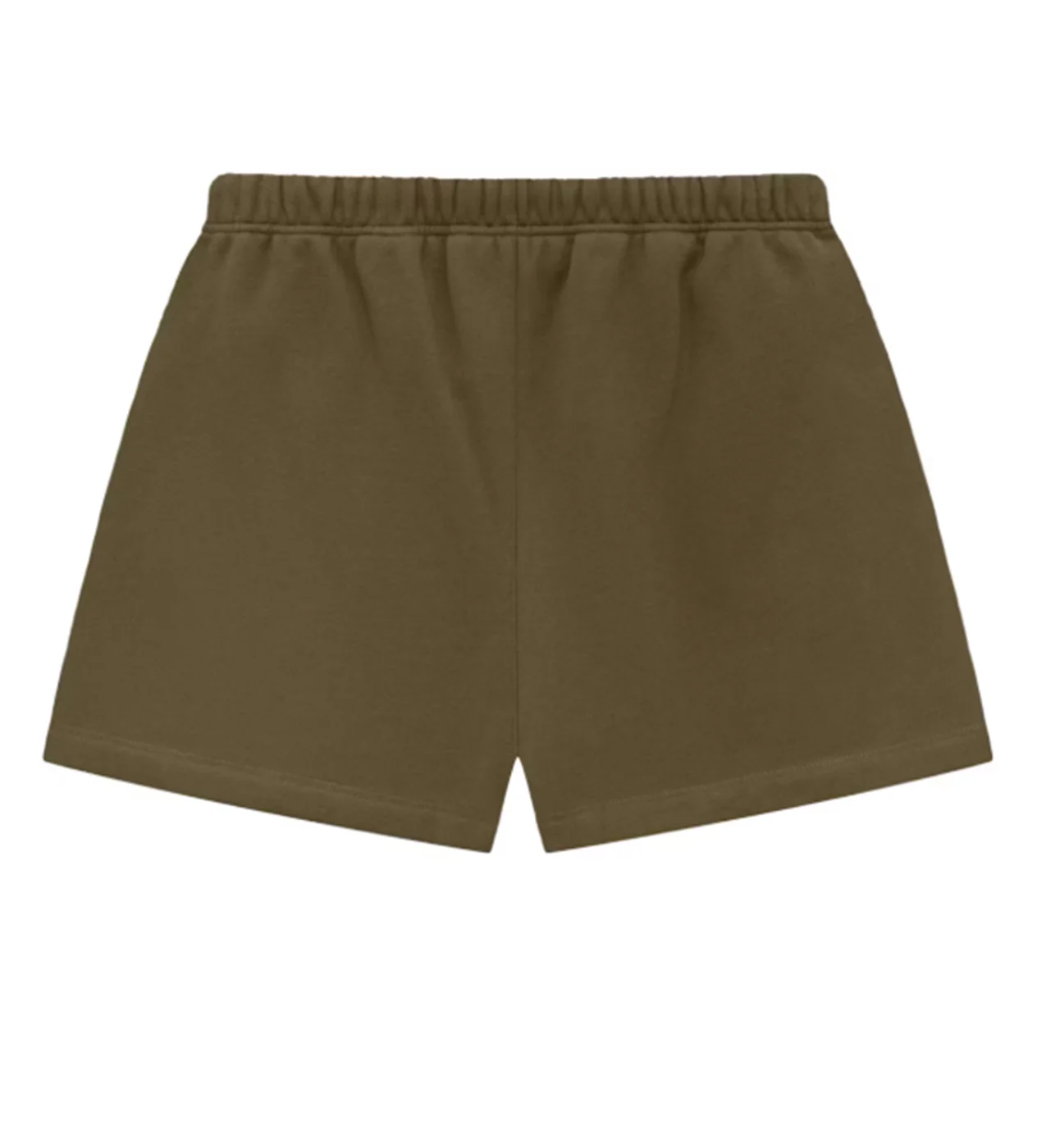 Essentials Fleece Soccer Short Olive - Image 2