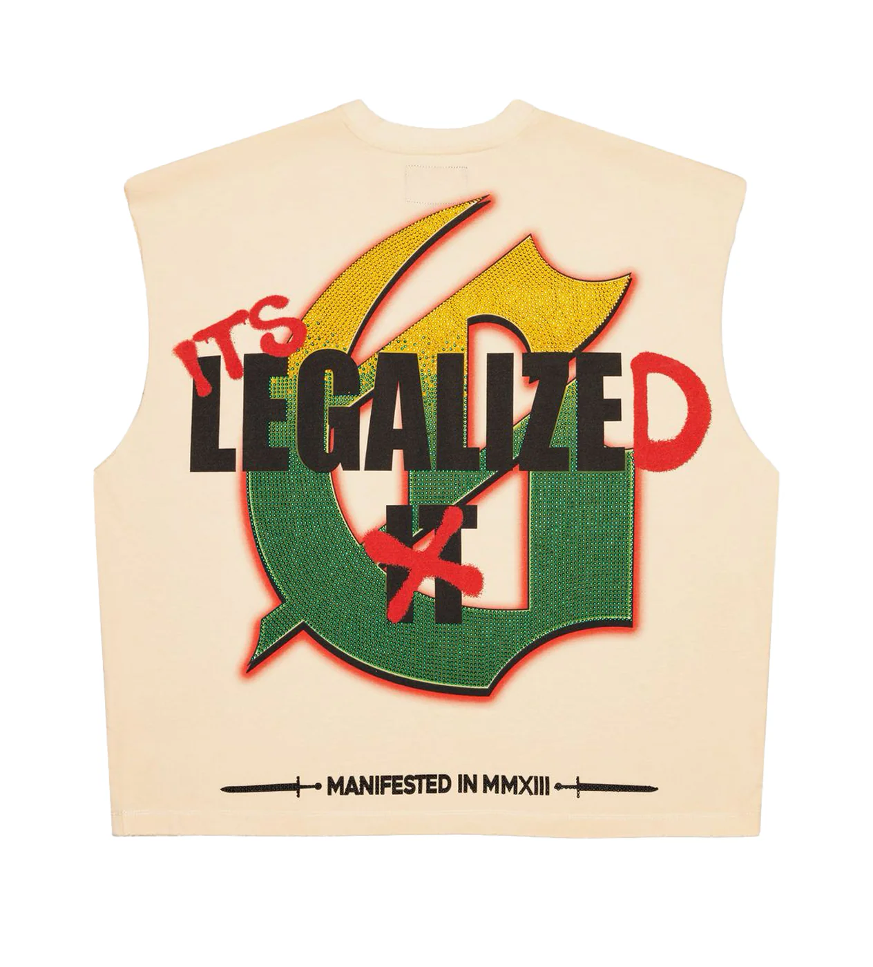 Godspeed 420 Indoor VVS Sleeveless Tee Bone - Image 2