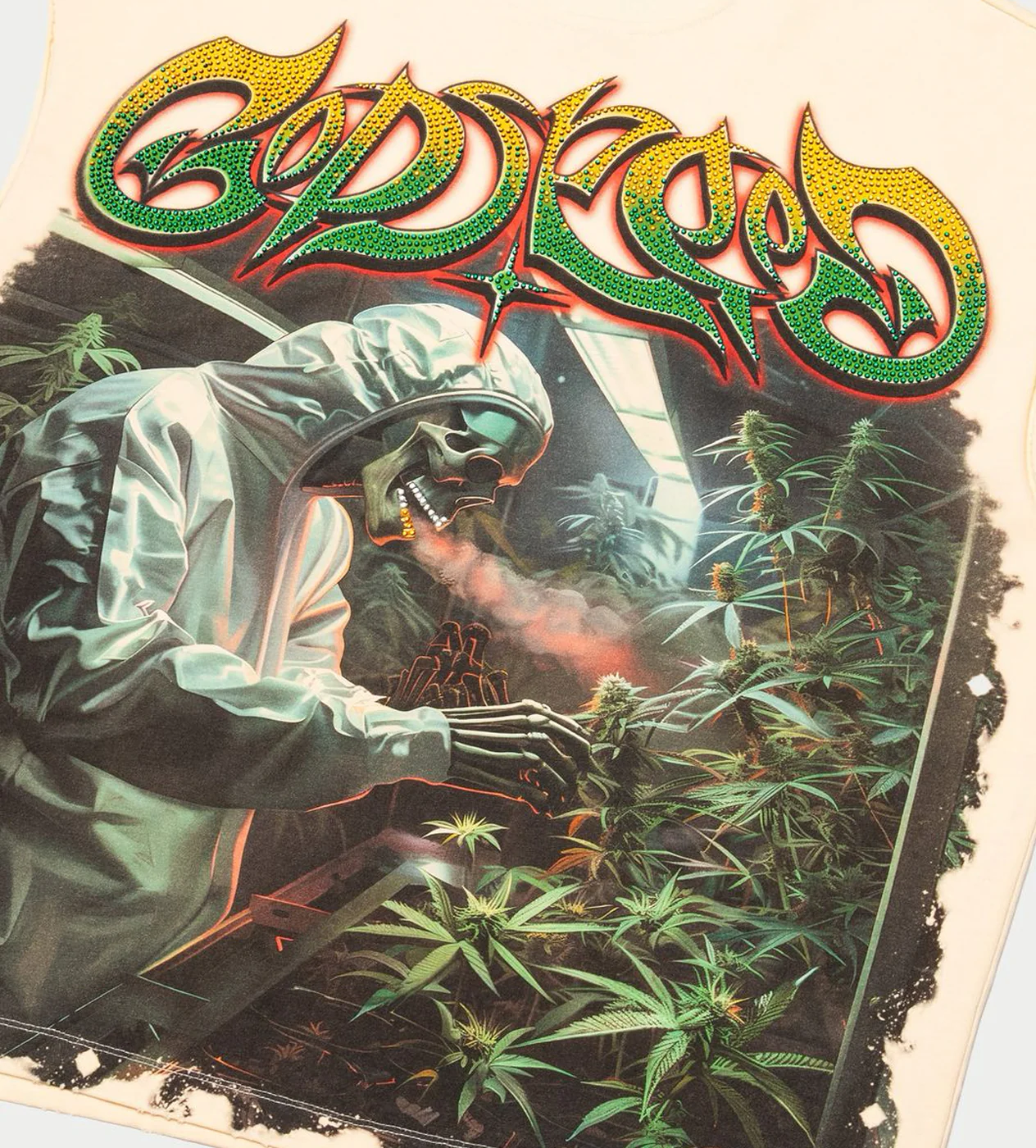 Godspeed 420 Indoor VVS Sleeveless Tee Bone - Image 3