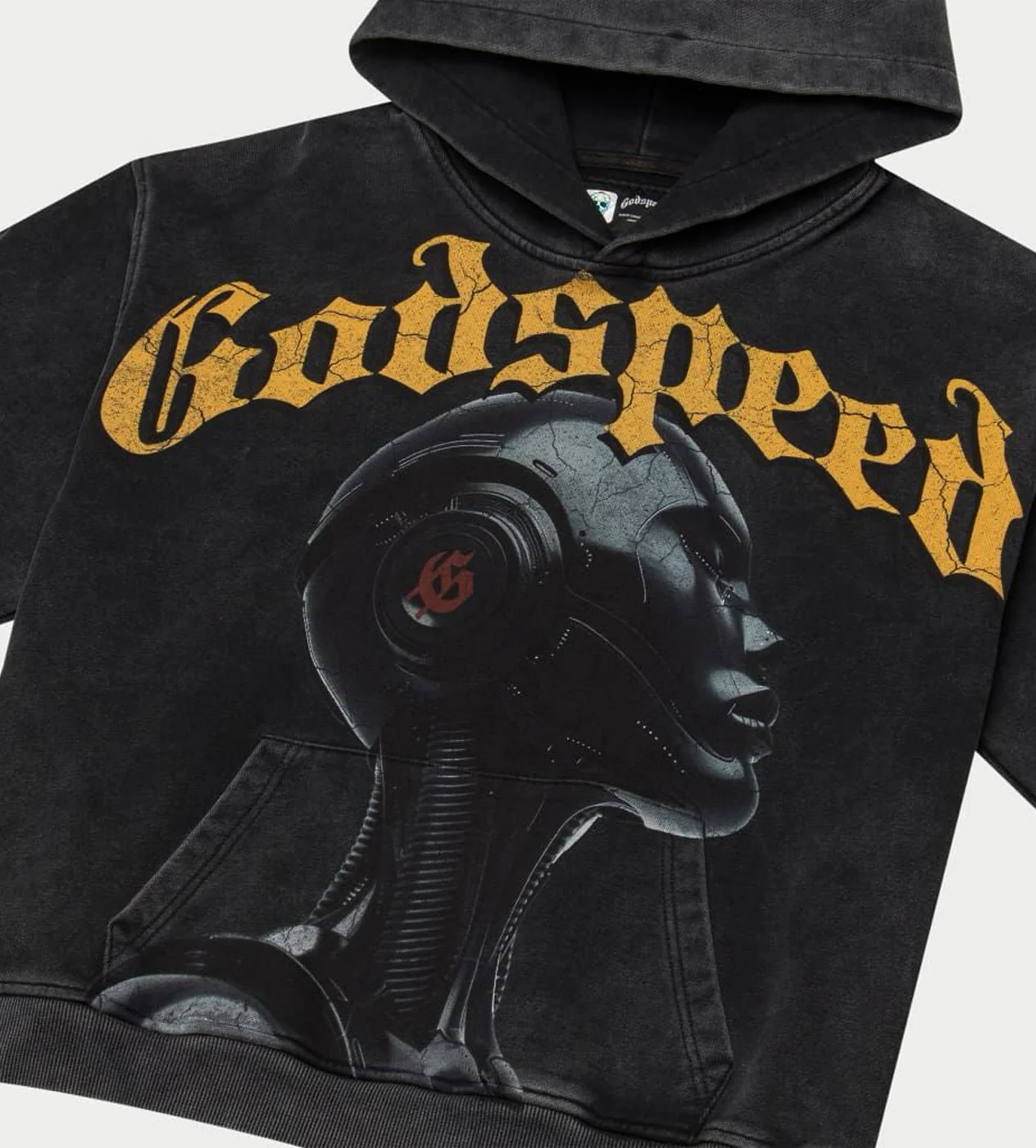 Godspeed Alexa Hoodie Washed Black - Image 3