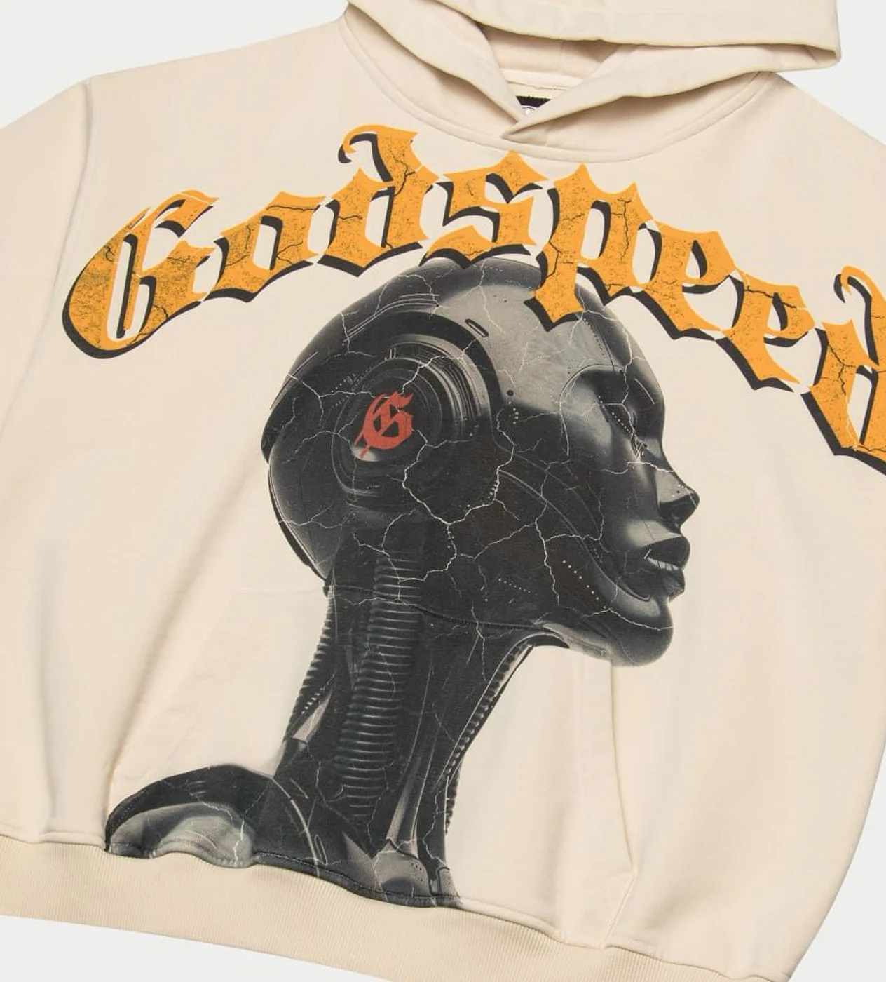 Godspeed Alexa Hoodie Washed Bone - Image 3
