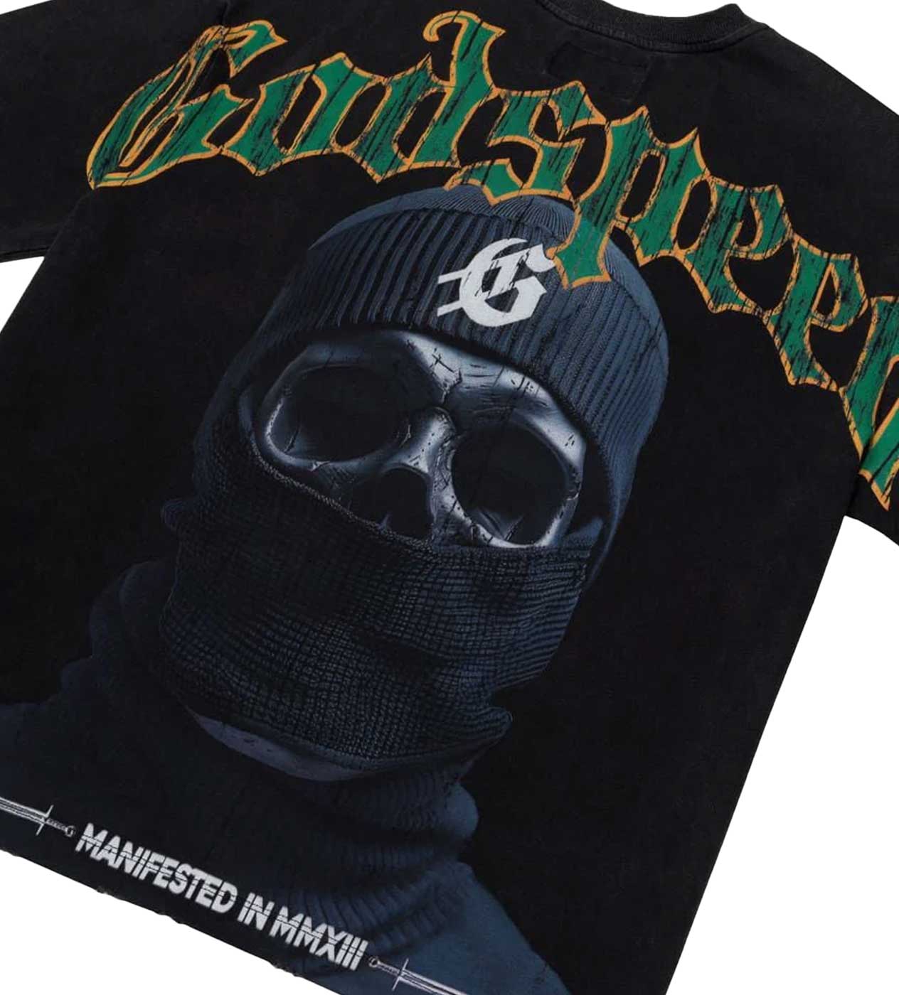 Godspeed Balaclava Szn Tee Black Wash - Image 3