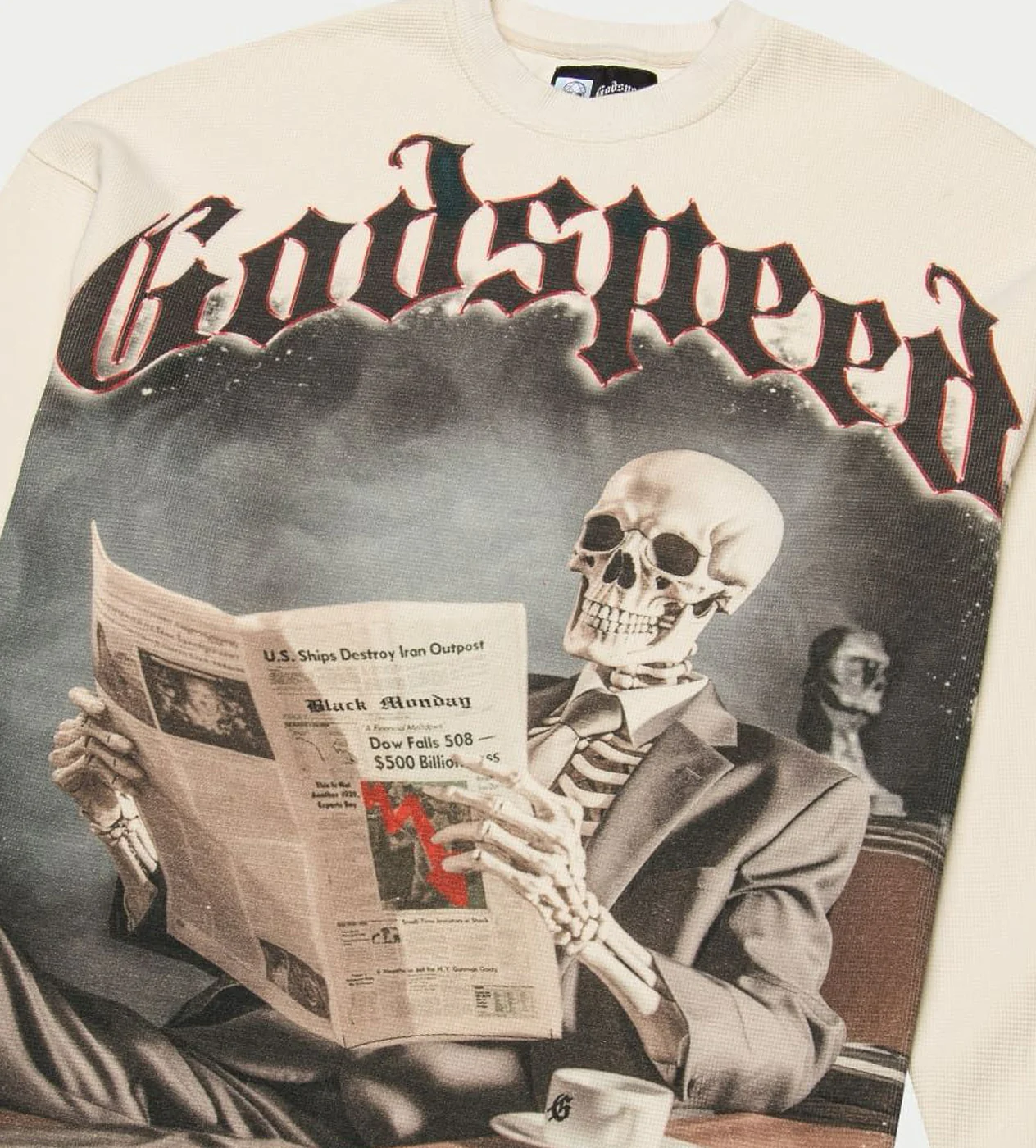 Godspeed Black Monday Thermal L/S Bone - Image 3