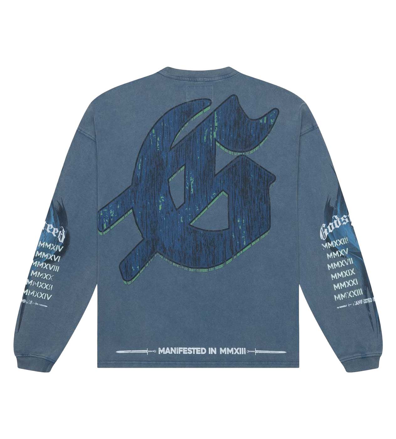 Godspeed F.T.D L/S Tee Blue - Image 2
