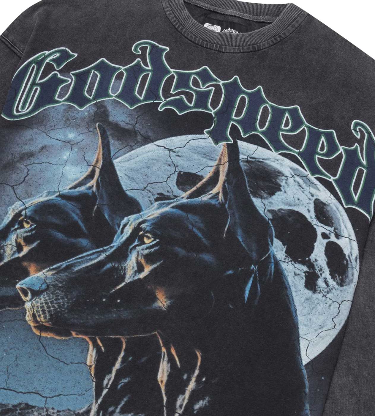 Godspeed F.T.D L/S Tee Grey Wash - Image 3