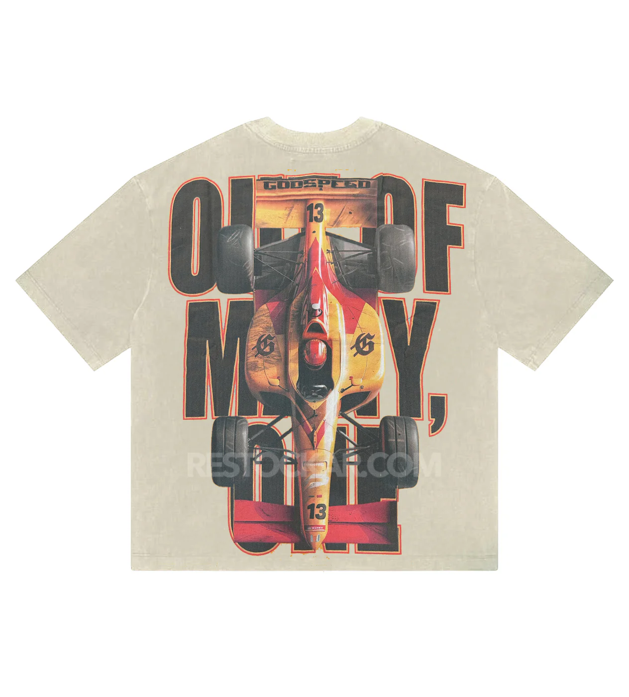 Godspeed F1 Finish Line Tee Bone - Image 2