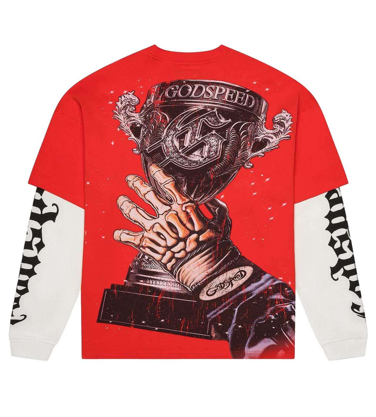 Godspeed F1 World Cup Layered Tee Red - Image 2