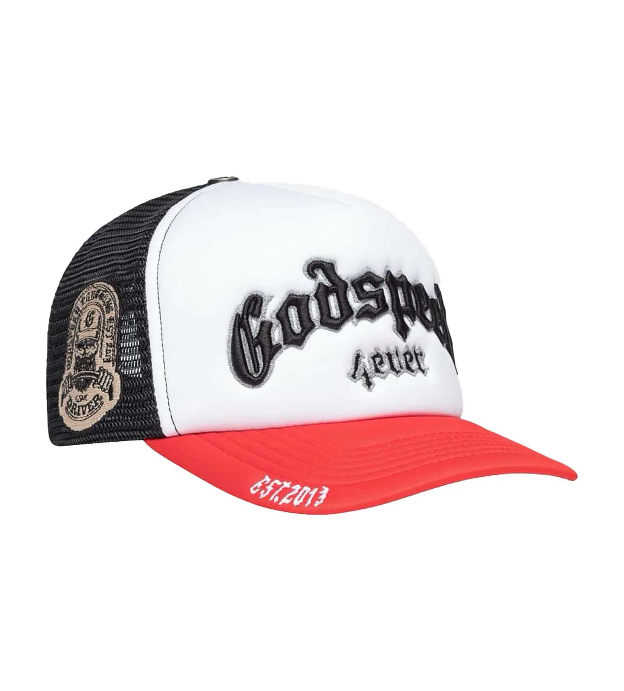 Godspeed Forever Foam Trucker Hat Black/Red - Image 3