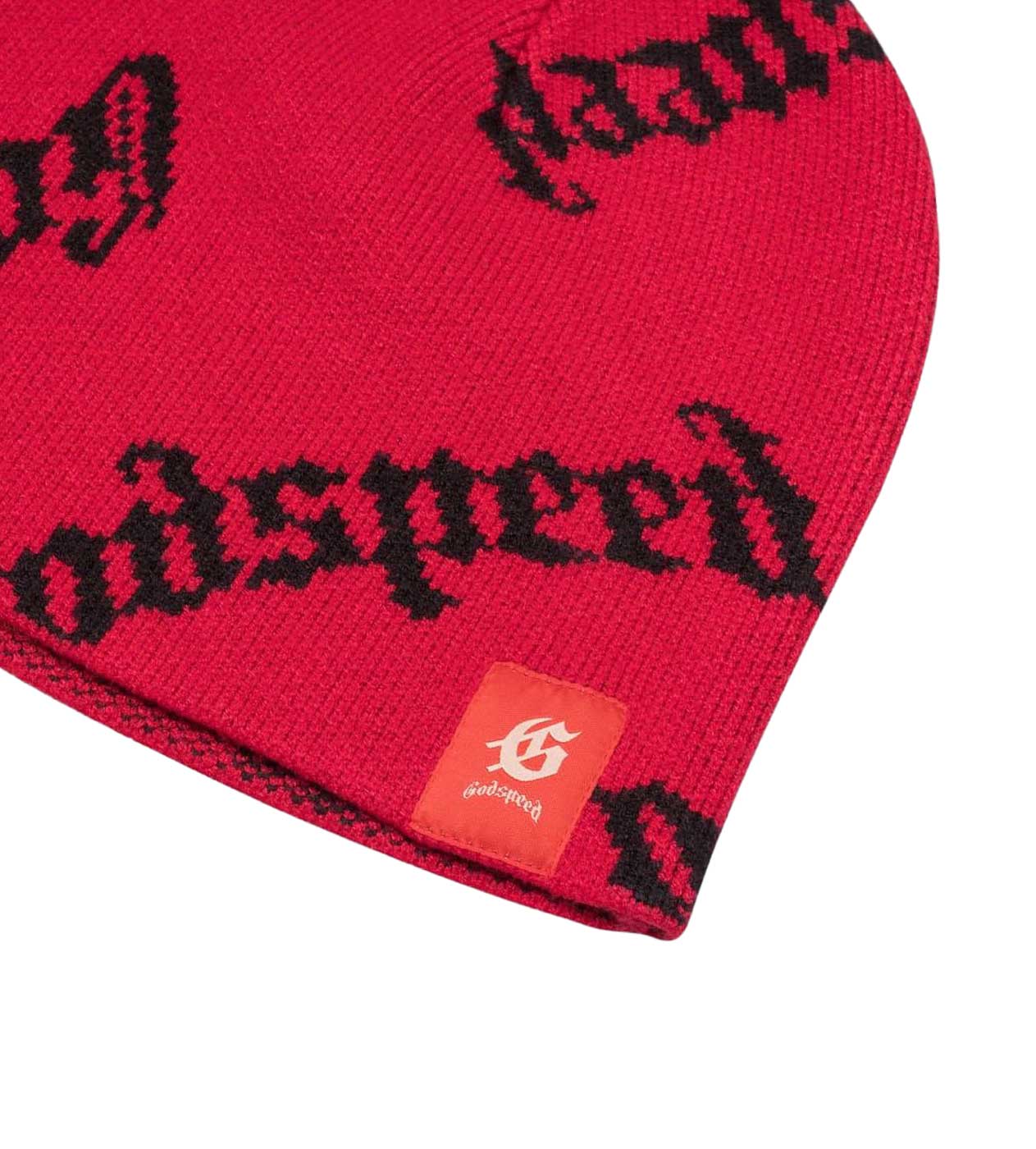 Godspeed Forever OG Logo Beanie Red - Image 3