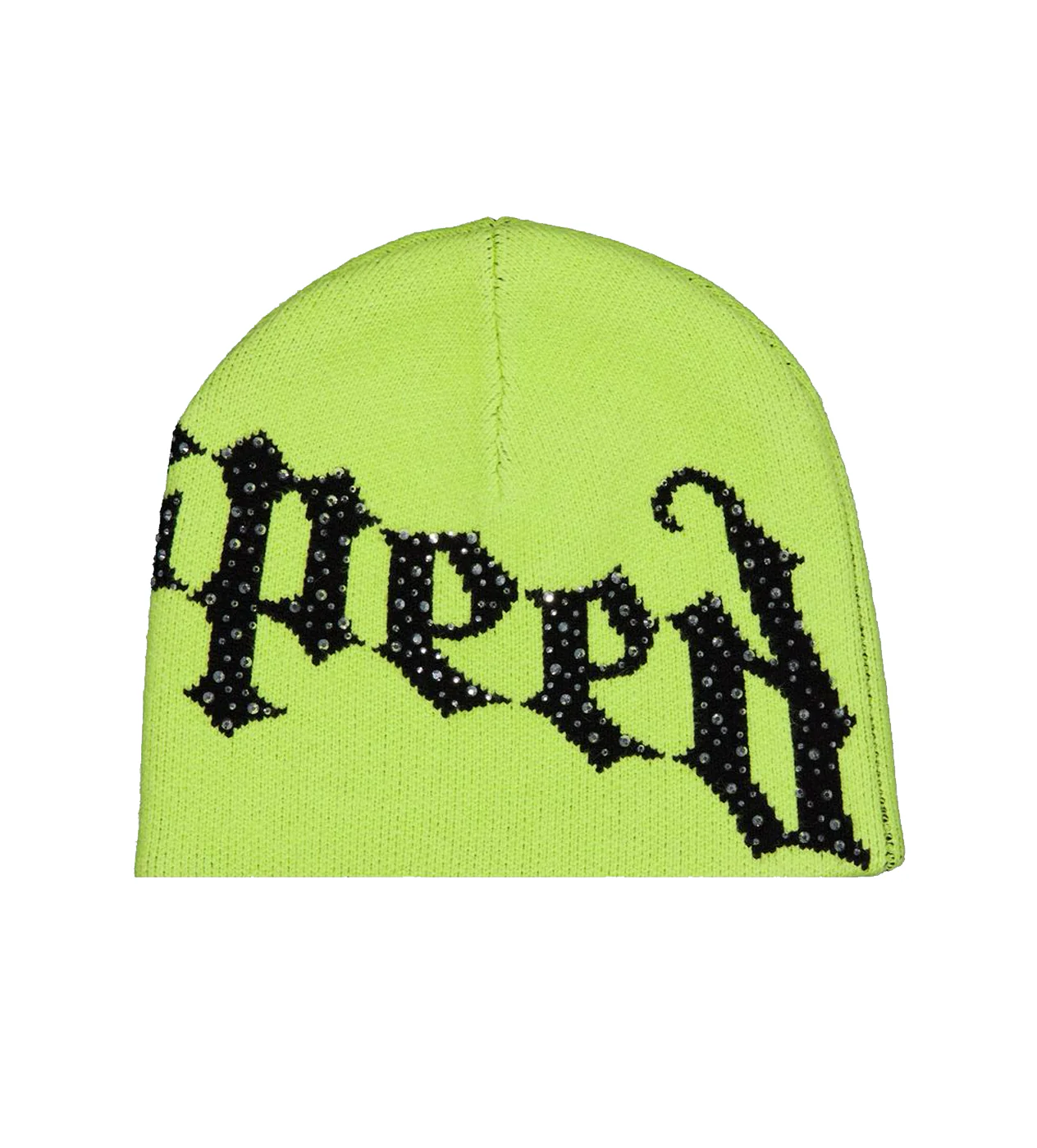 Godspeed Forever OG Logo Studded Beanie Green/Black - Image 2