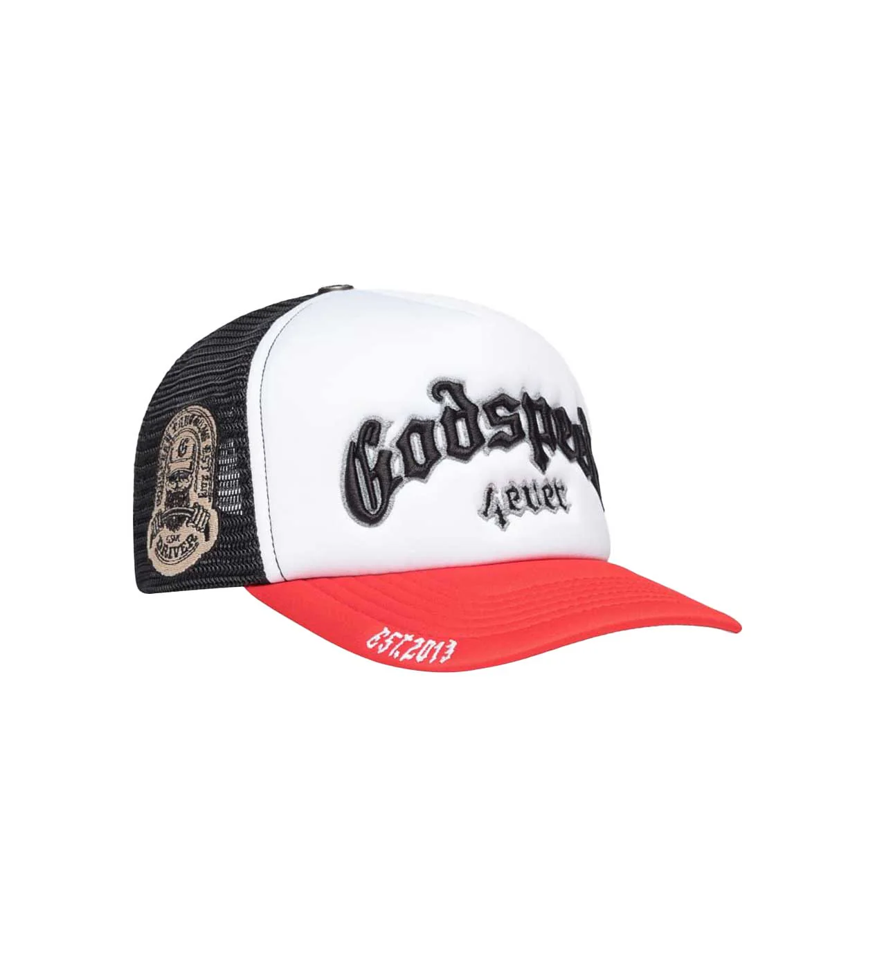 Godspeed Forever Trucker Black/Red (Snapback) - Image 3