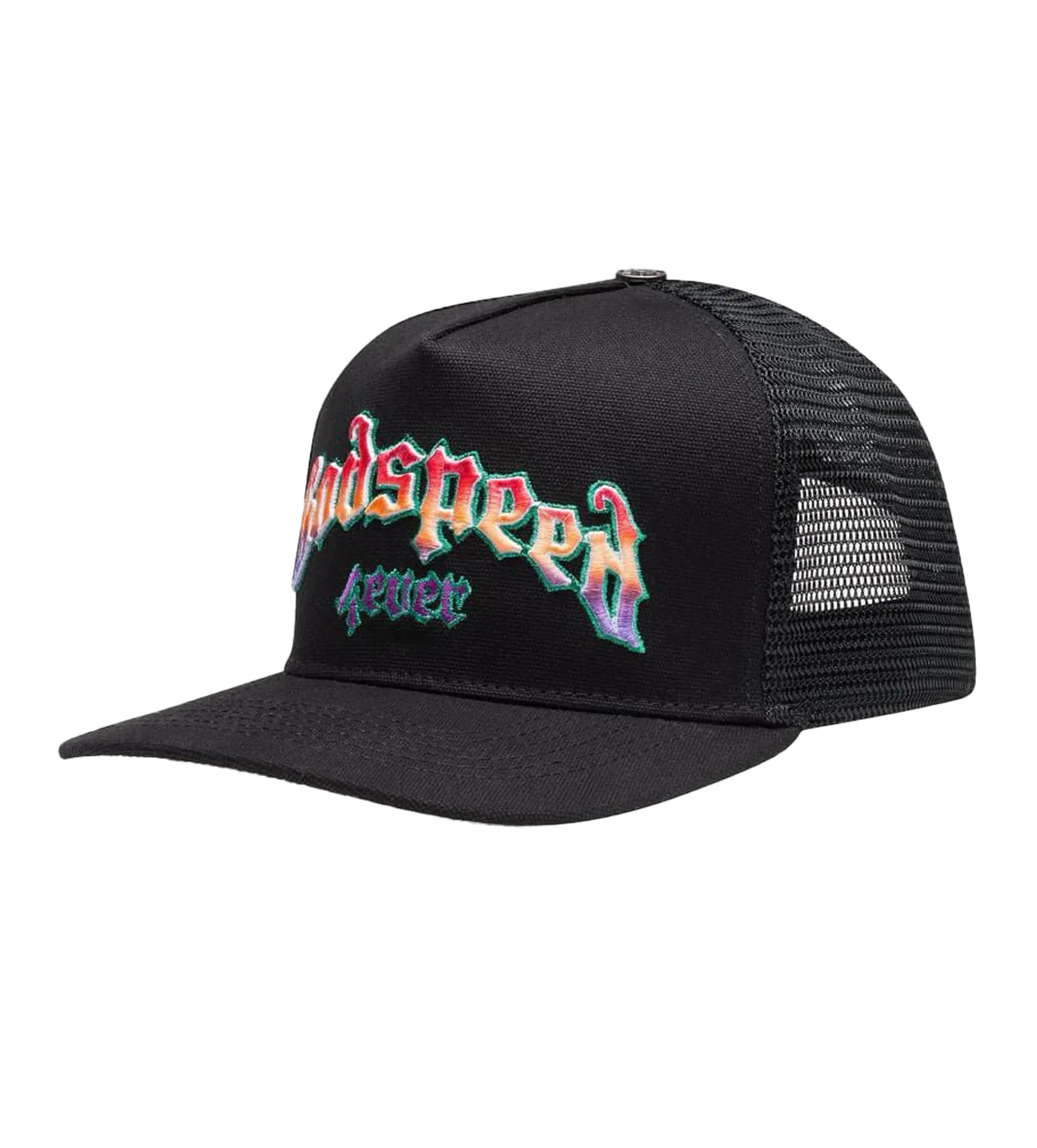 Godspeed Forever Trucker Gradient Hawaiian Hat Black - Image 4