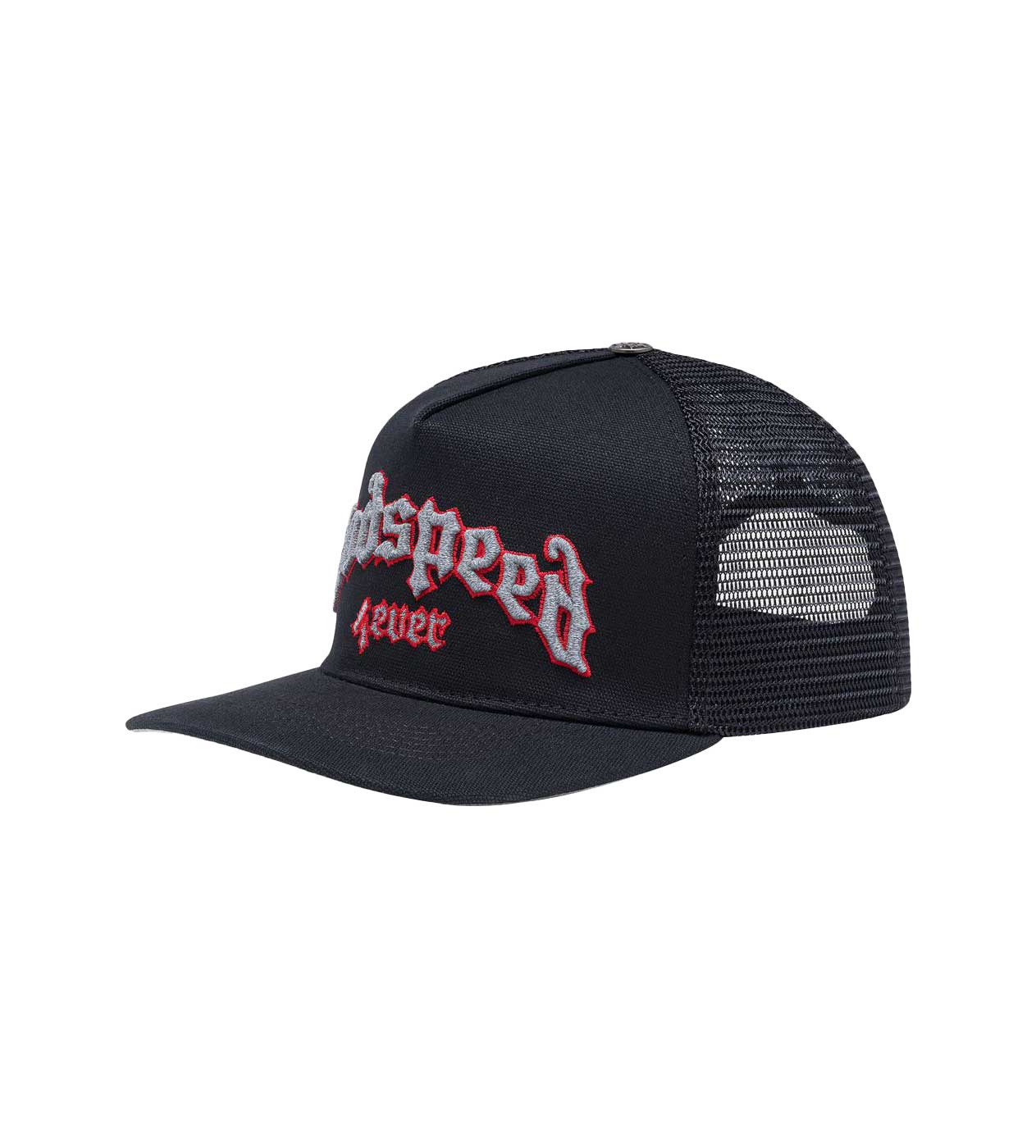 Godspeed Forever Trucker Hat 3M Black/Silver/Red - Image 2
