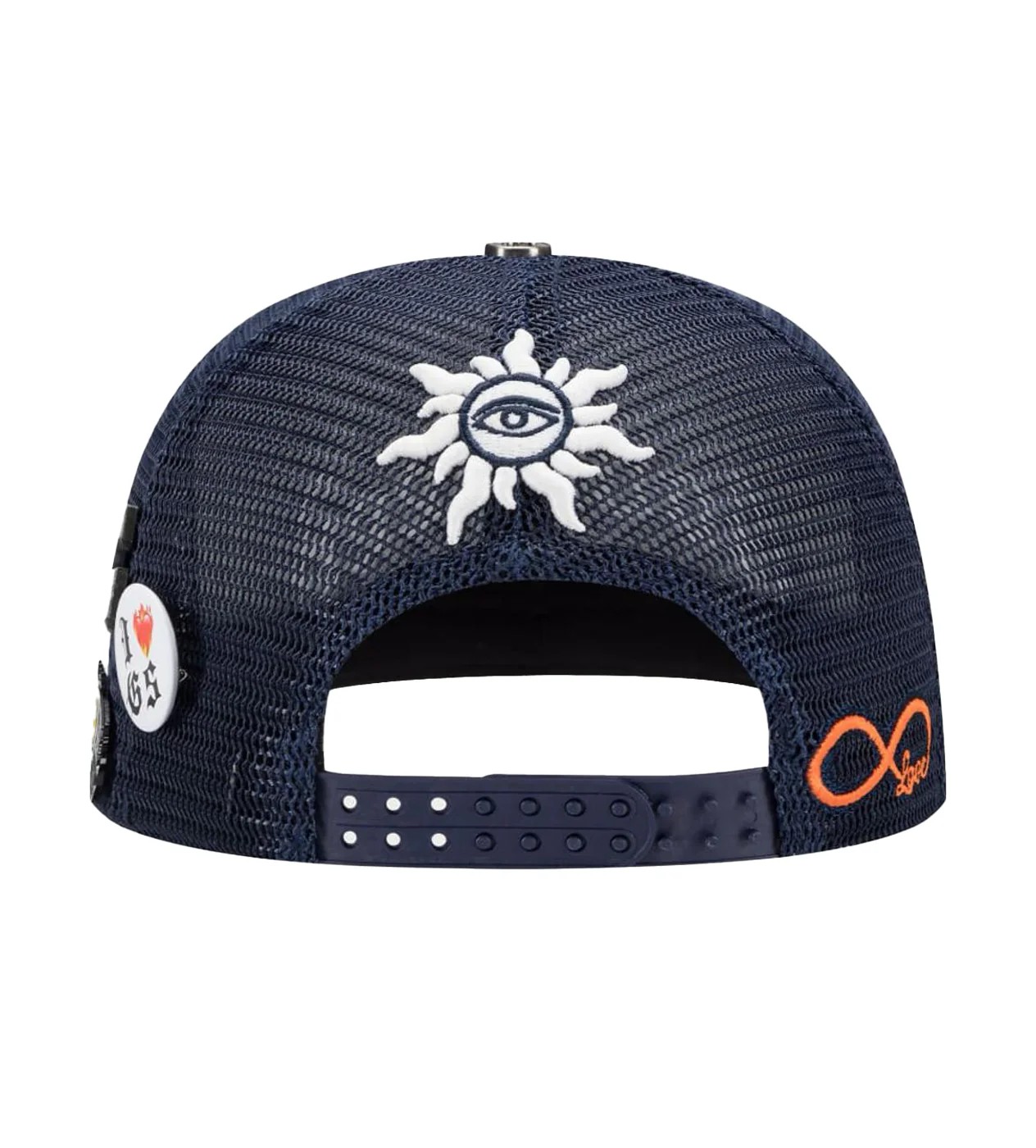 Godspeed Forever Trucker Hat Navy - Image 3