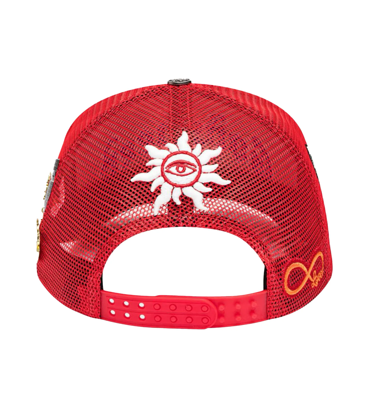 Godspeed Forever Trucker Hat Red/Blue/White - Image 4
