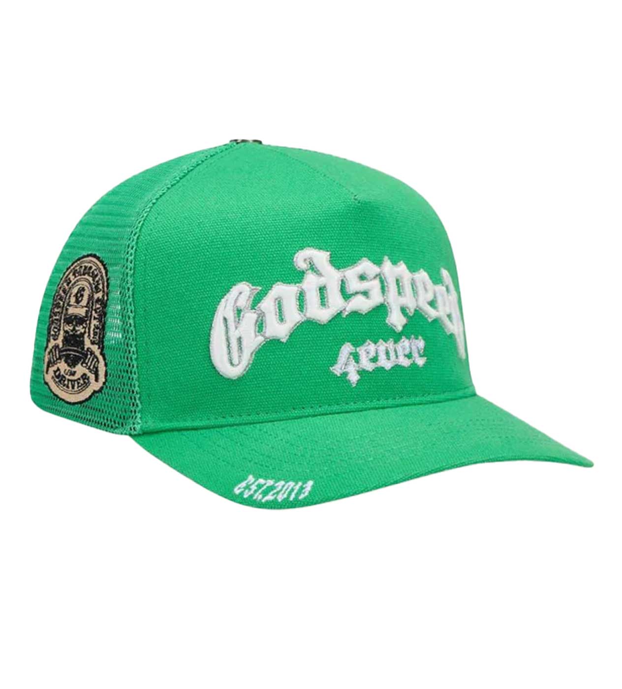 Godspeed Forever Trucker Hat Shamrock Green - Image 2