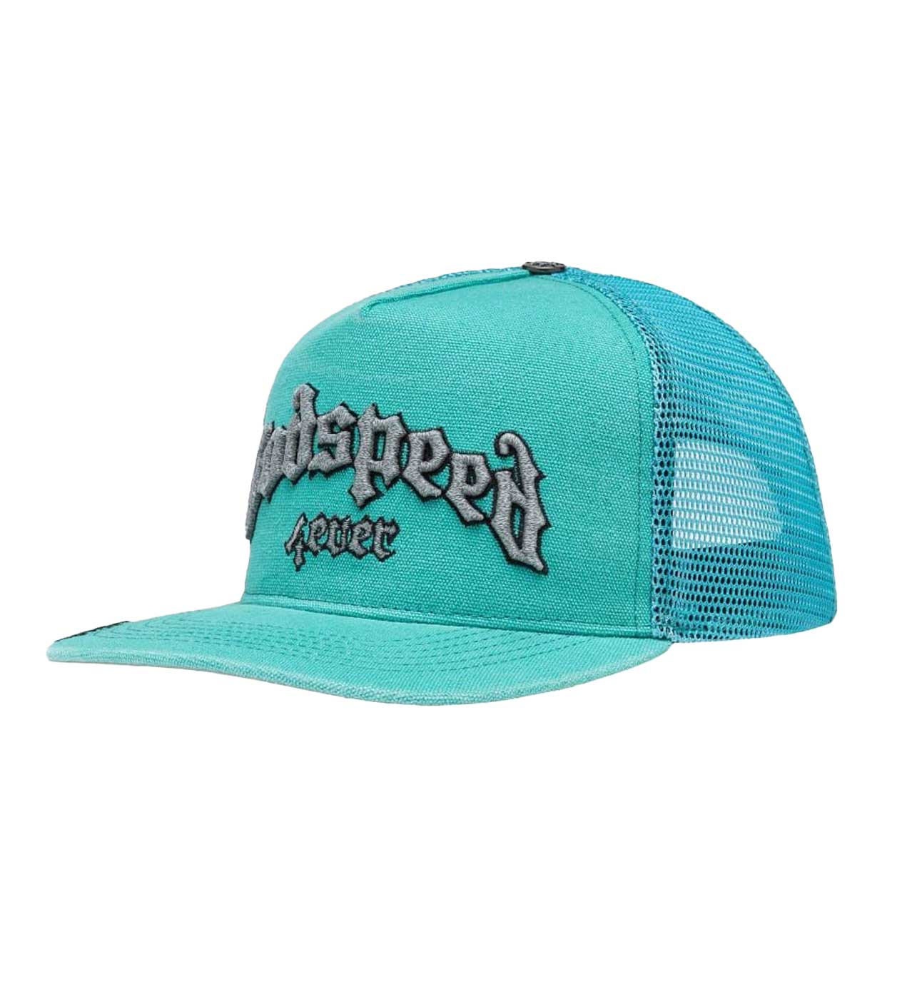 Godspeed Forever Trucker Hat Teal - Image 4
