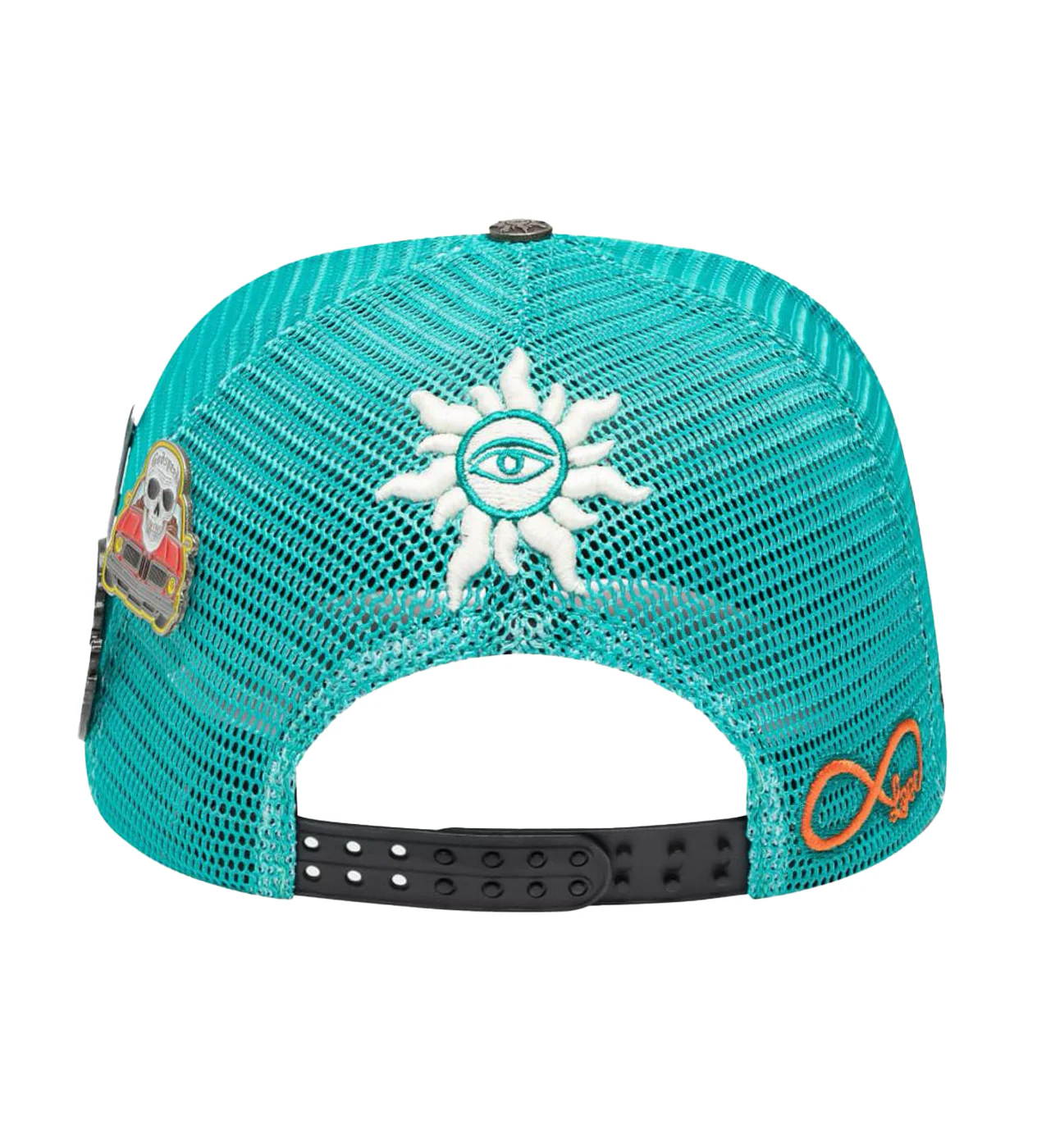 Godspeed Forever Trucker Hat Turqouise - Image 3