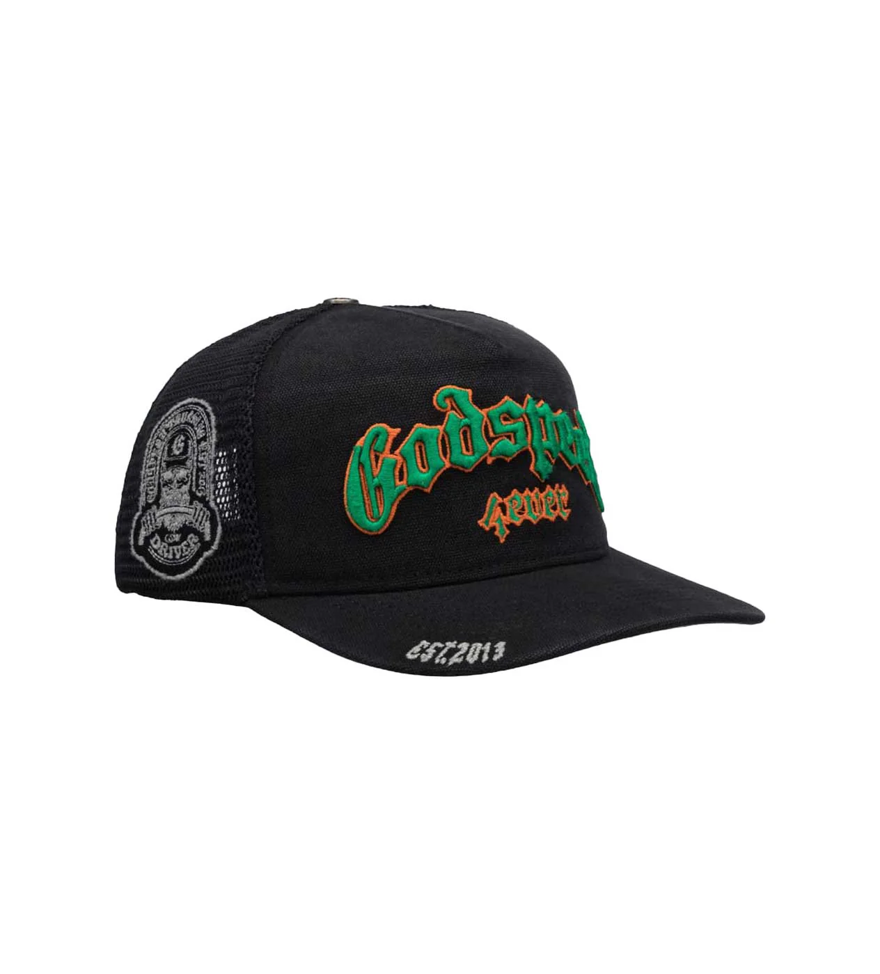 Godspeed Forever Trucker Vintage Green/Orange (Snapback) - Image 4