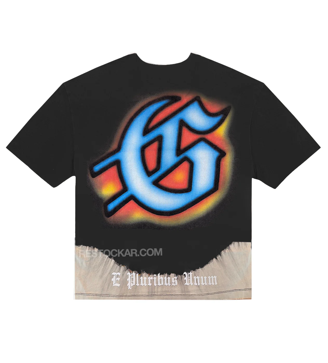 Godspeed Off the Leash Tee Black Bleached Wash - Image 2