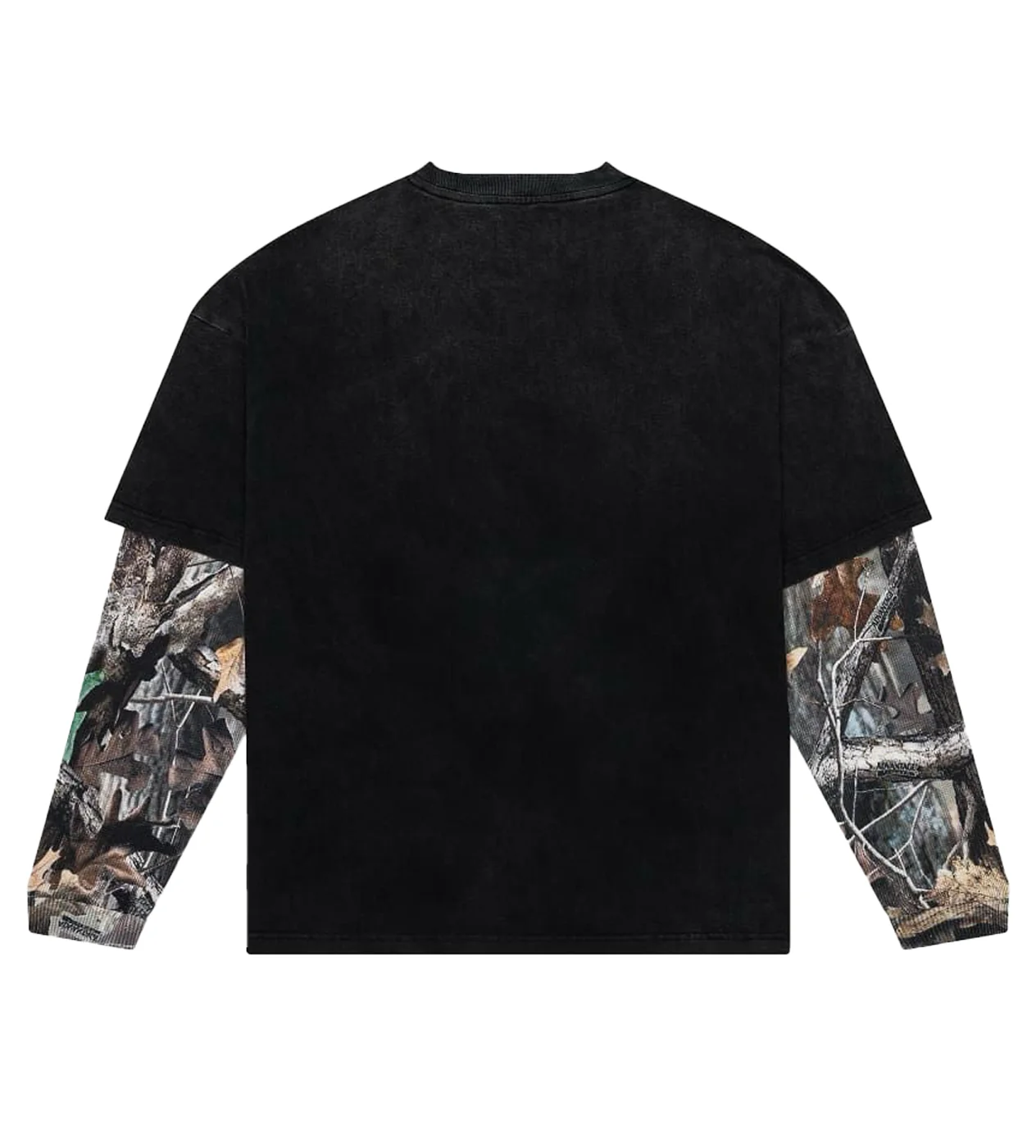 Godspeed Gone Fishing Layered L/S Tee Washed Black - Image 2