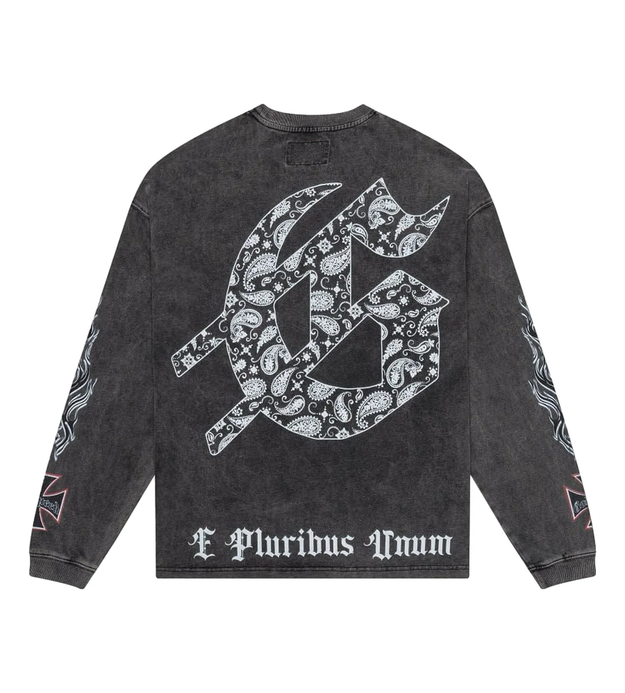 Godspeed Hollywood Inferno L/S Tee Washed Grey - Image 2