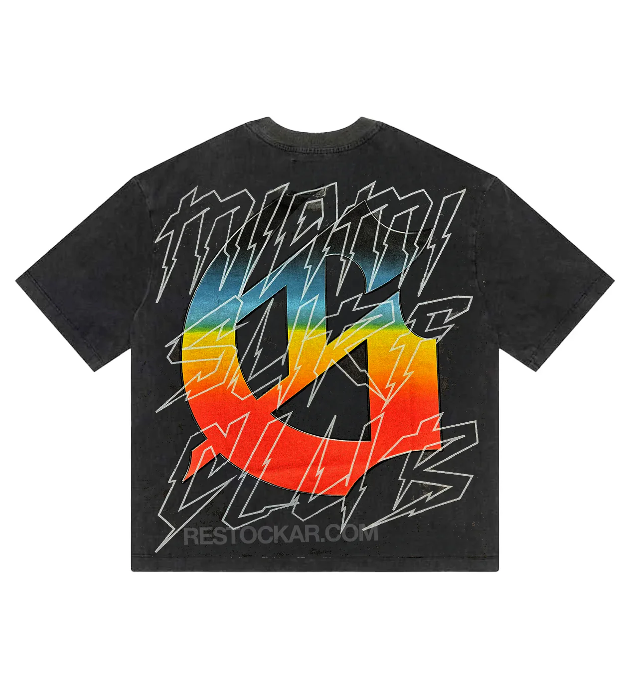 Godspeed Miami Surf Club Tee Washed Black - Image 2