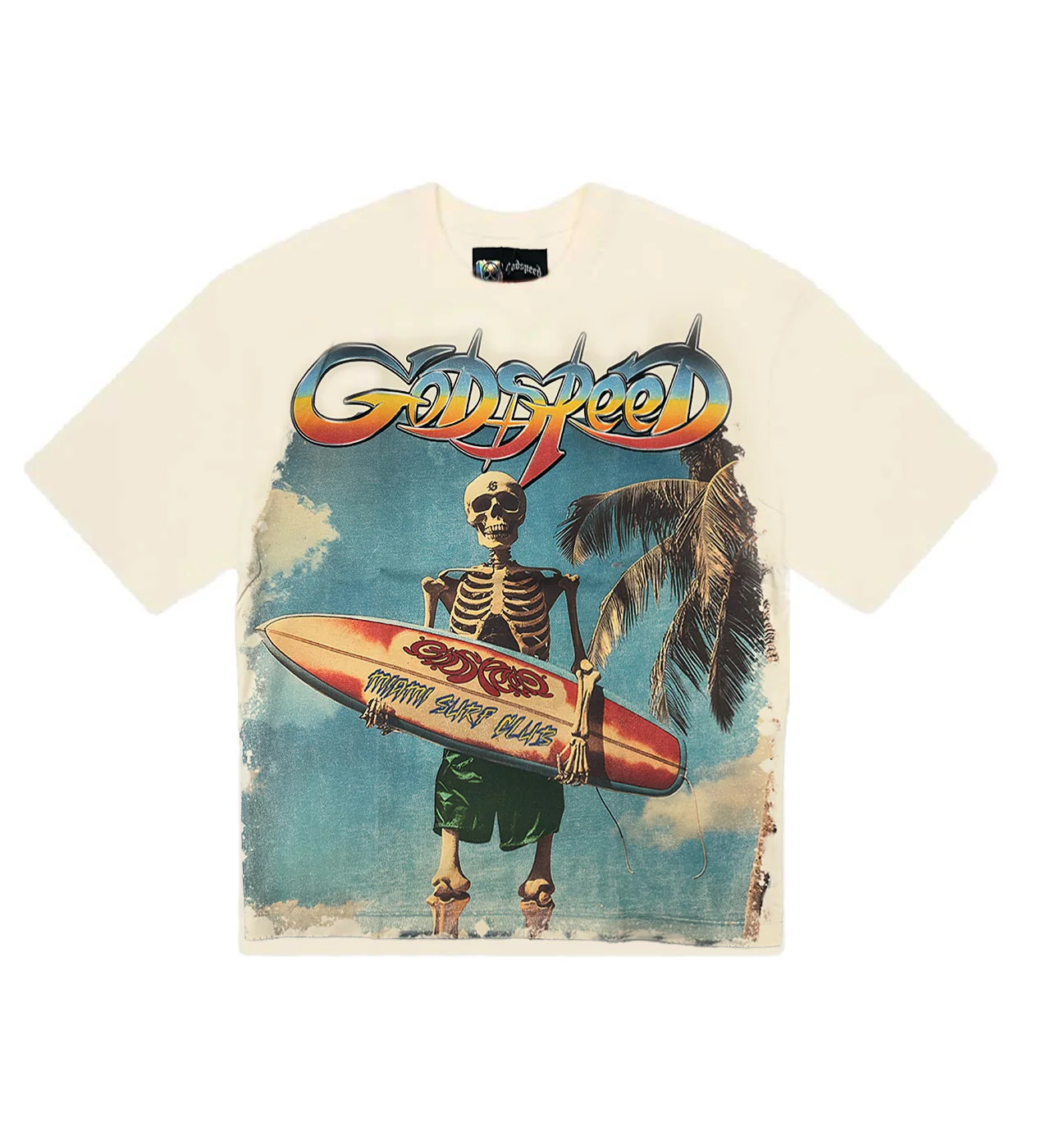 Godspeed Miami Surf Tee Cream *Miami Exclusive*