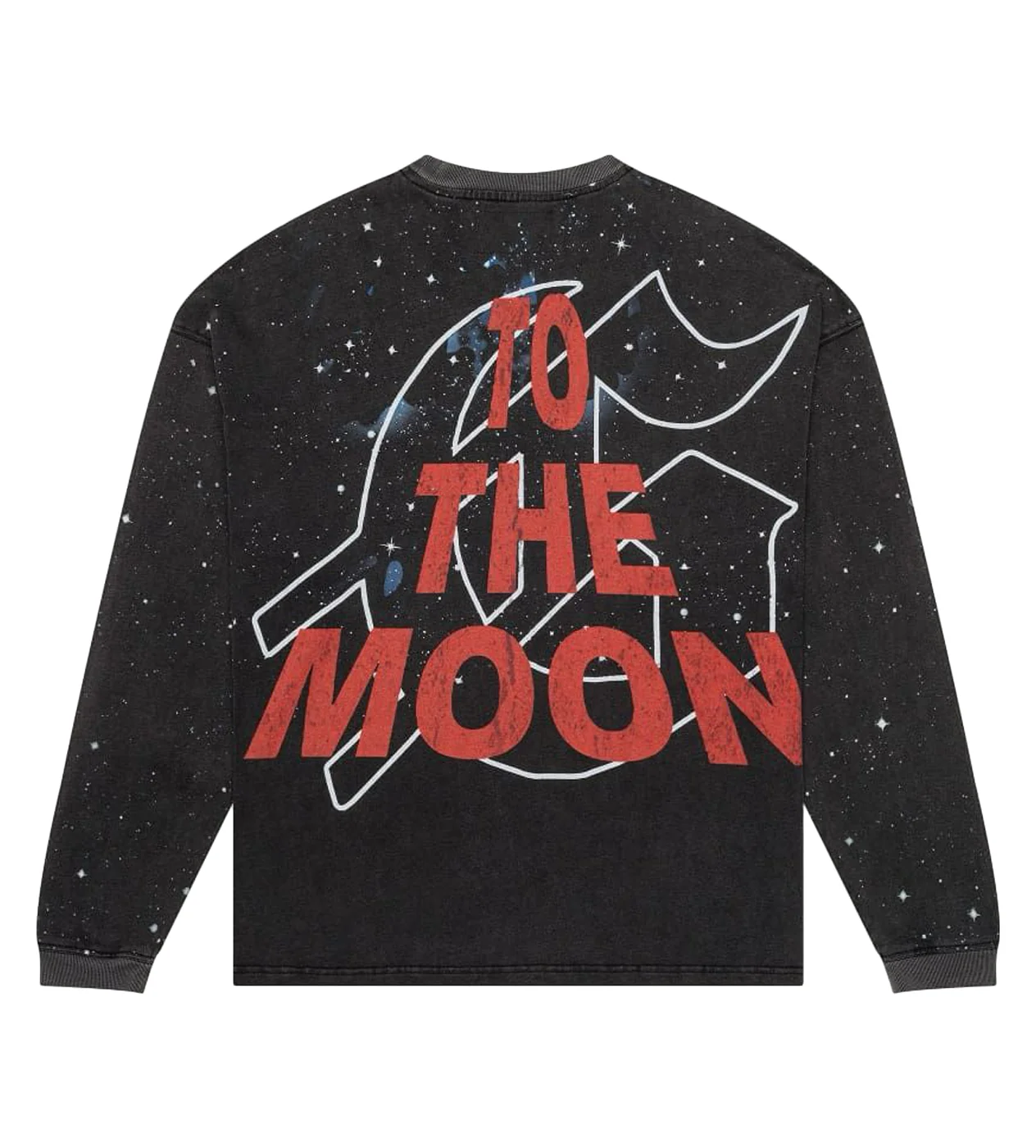 Godspeed No Looking Back L/S Tee Washed Black - Image 2