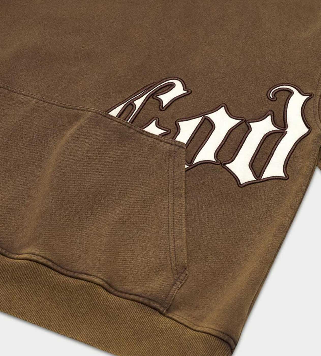 Godspeed OG Logo Hoodie Vintage Olive - Image 3