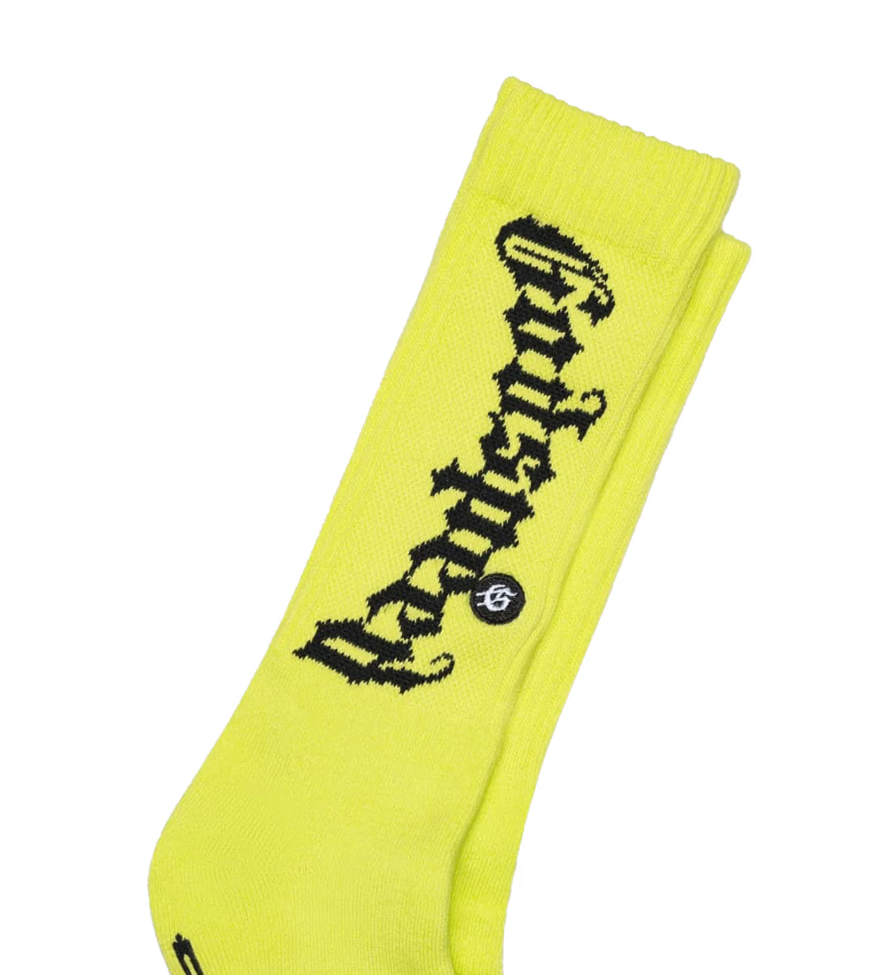 Godspeed OG Logo Sock Neon Yellow - Image 2