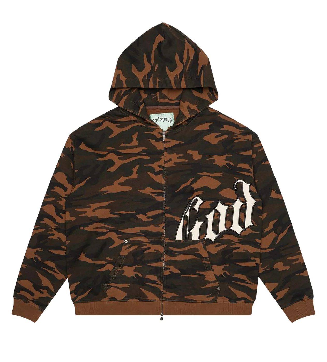Godspeed OG Logo Sweatsuit Brown/Camo - Image 2