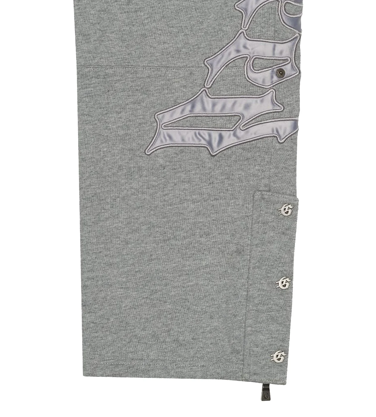 Godspeed OG Logo Sweatsuit Grey/Silver Satin - Image 6